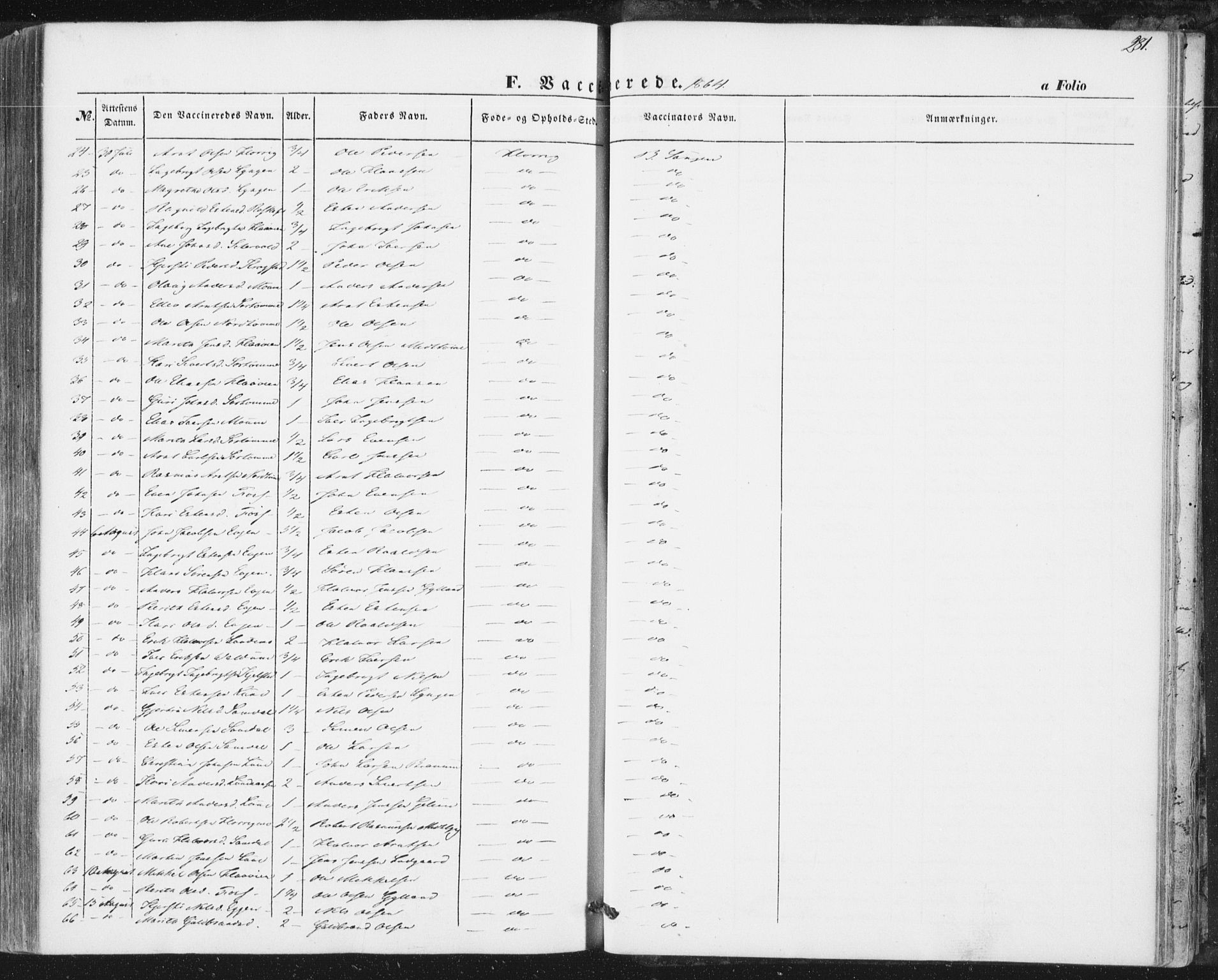 Ministerialprotokoller, klokkerbøker og fødselsregistre - Sør-Trøndelag, SAT/A-1456/692/L1103: Parish register (official) no. 692A03, 1849-1870, p. 281