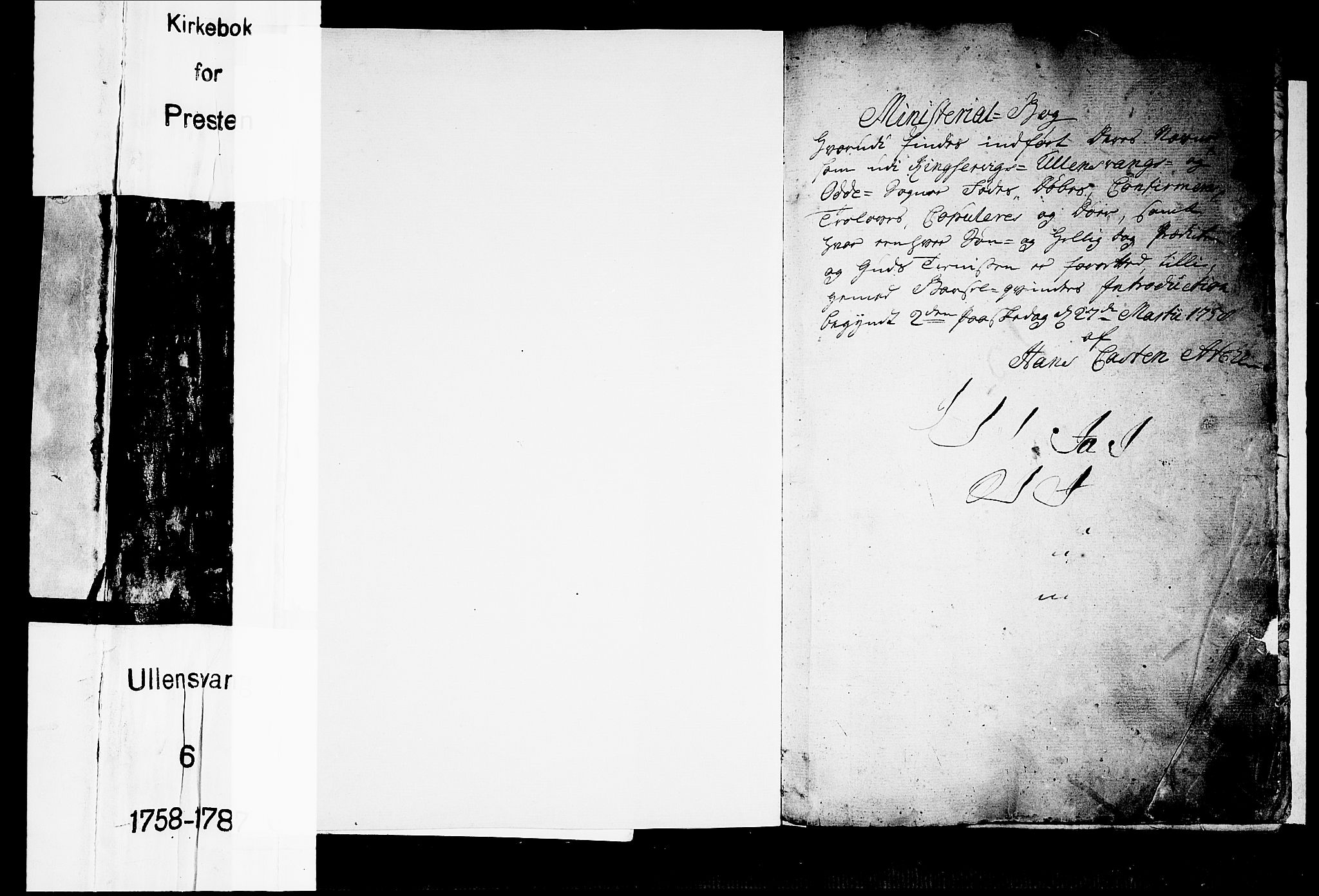 Ullensvang sokneprestembete, SAB/A-78701/H/Haa: Parish register (official) no. A 6 /1, 1758-1788