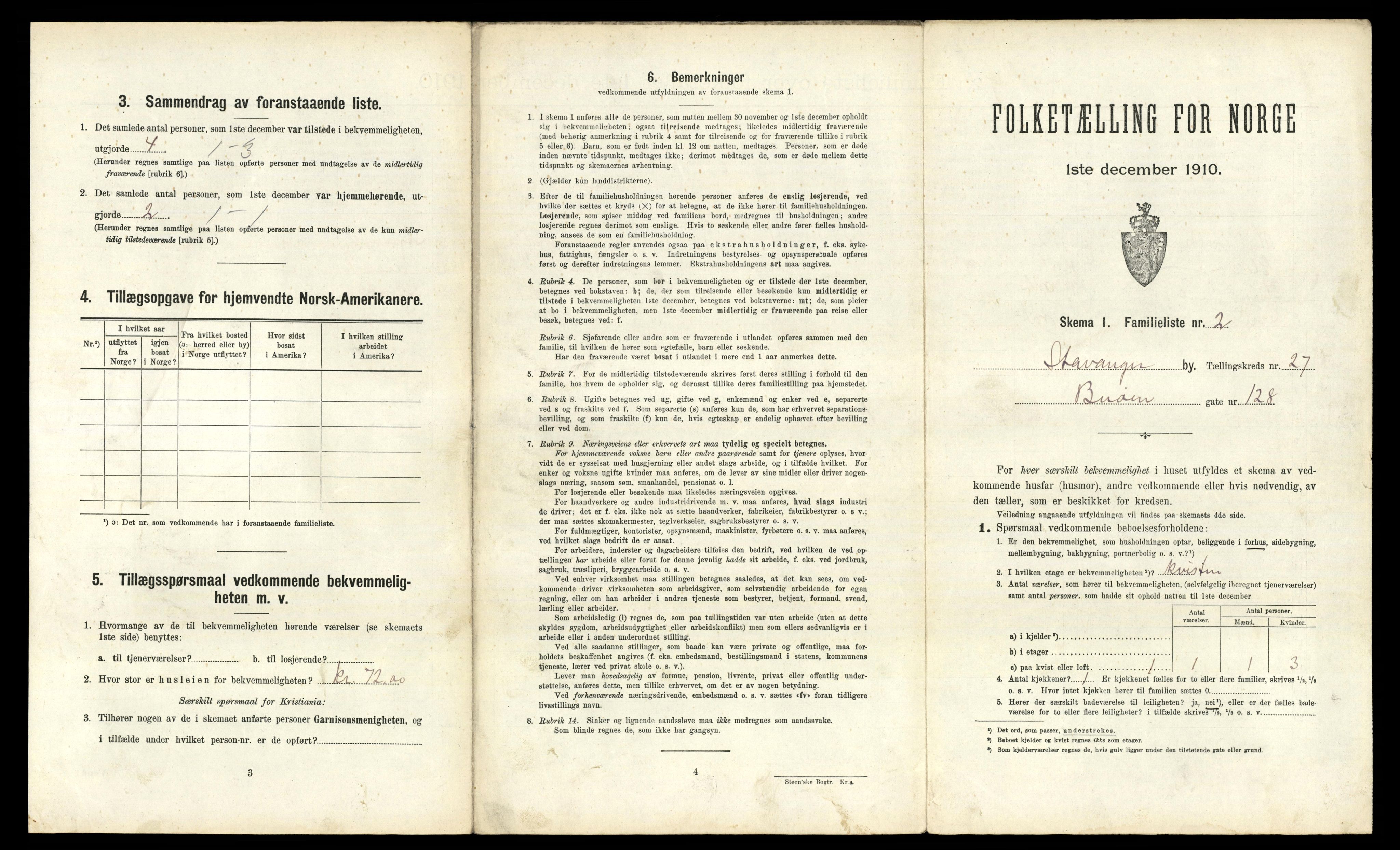 RA, 1910 census for Stavanger, 1910, p. 17772