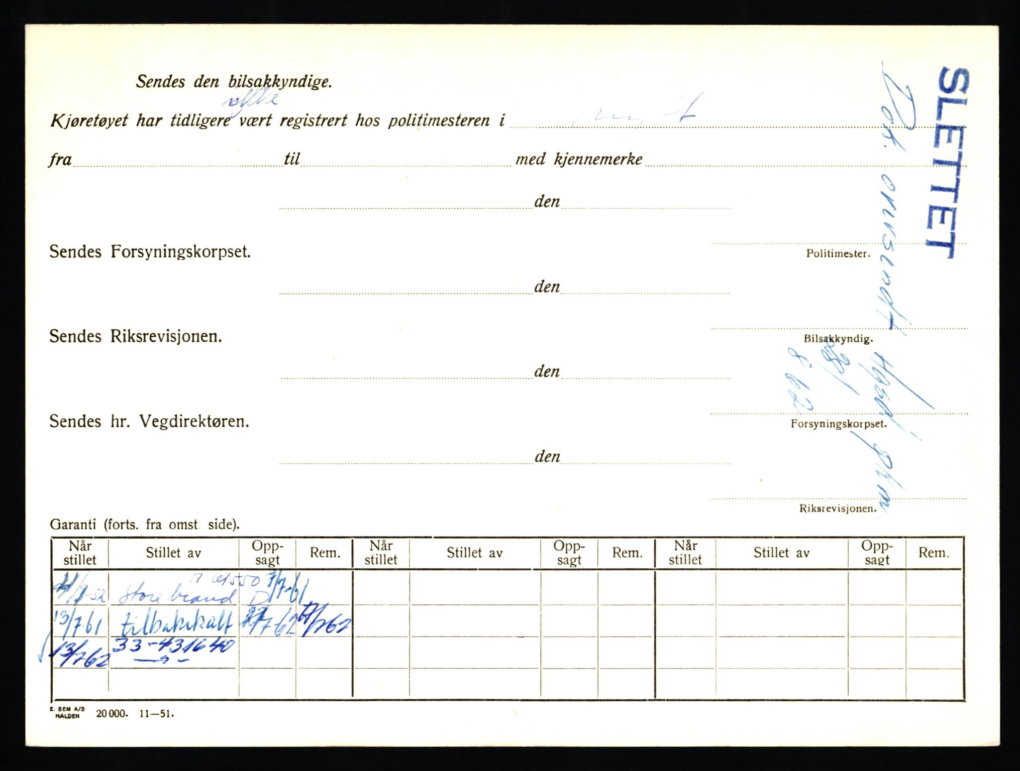 Stavanger trafikkstasjon, SAST/A-101942/0/F/L0025: L-13500 - L-13999, 1930-1971, p. 468