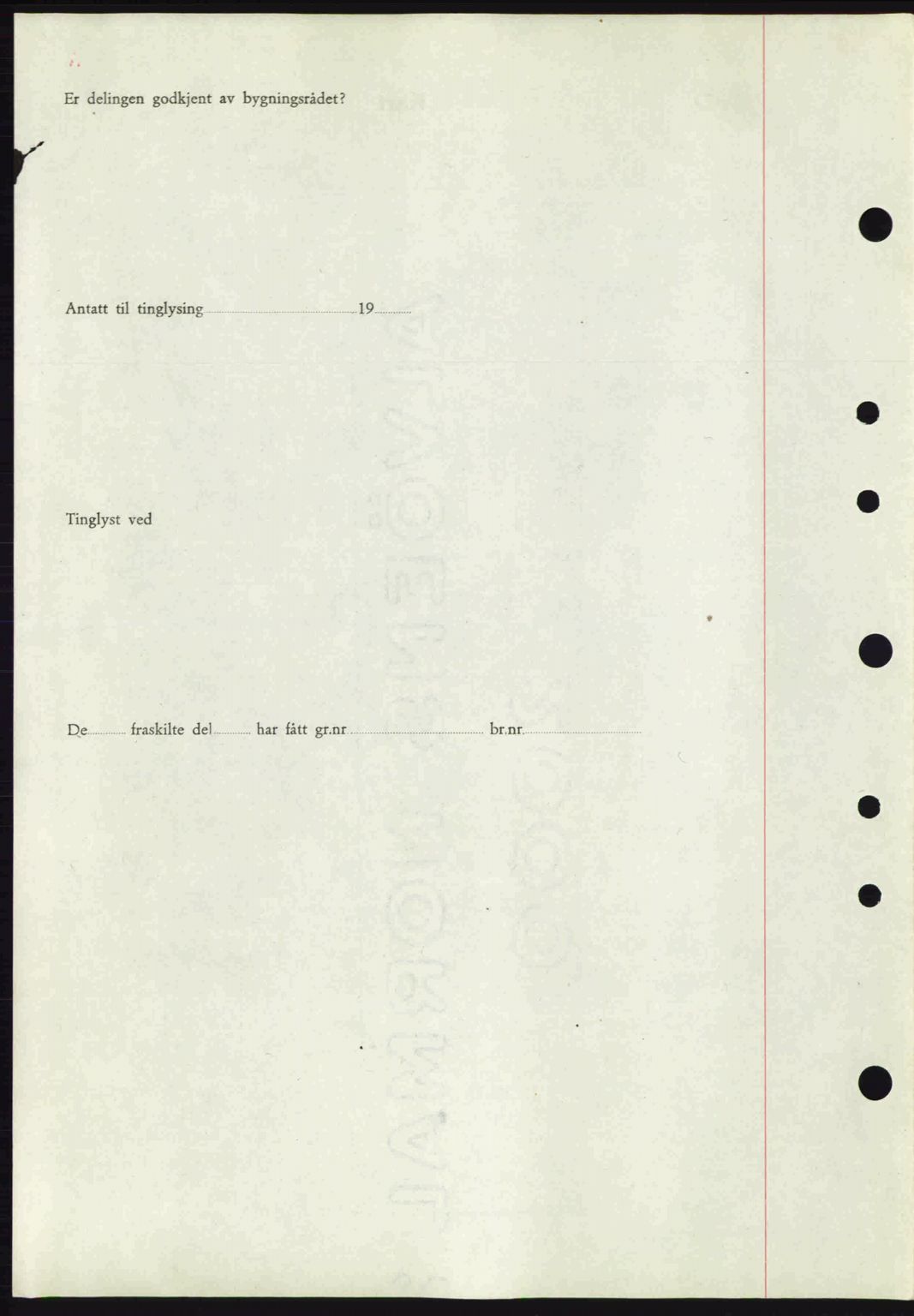 Tønsberg sorenskriveri, AV/SAKO-A-130/G/Ga/Gaa/L0013: Mortgage book no. A13, 1943-1943, Diary no: : 1275/1943