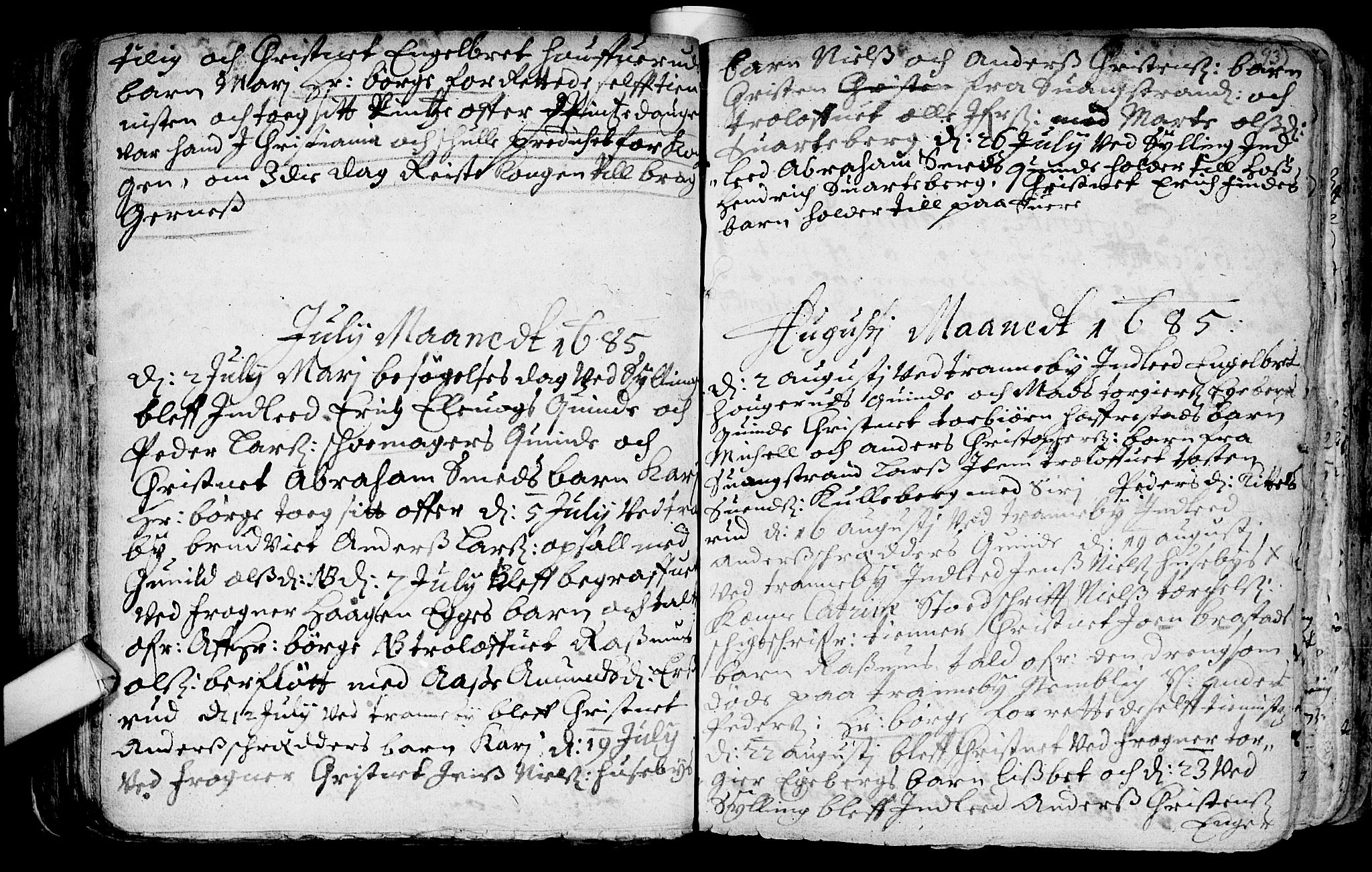 Lier kirkebøker, SAKO/A-230/F/Fa/L0001: Parish register (official) no. I 1, 1672-1701, p. 93