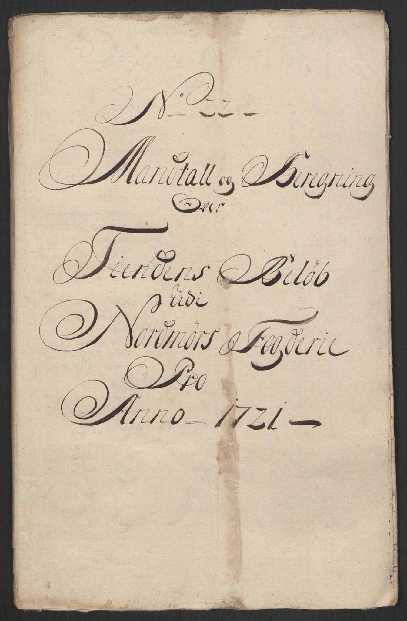 Rentekammeret inntil 1814, Reviderte regnskaper, Fogderegnskap, RA/EA-4092/R56/L3754: Fogderegnskap Nordmøre, 1721, p. 201
