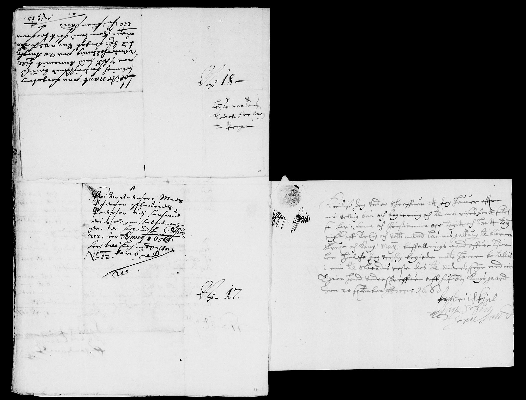 Rentekammeret inntil 1814, Reviderte regnskaper, Lensregnskaper, RA/EA-5023/R/Rb/Rbr/L0022: Lista len, 1658-1660