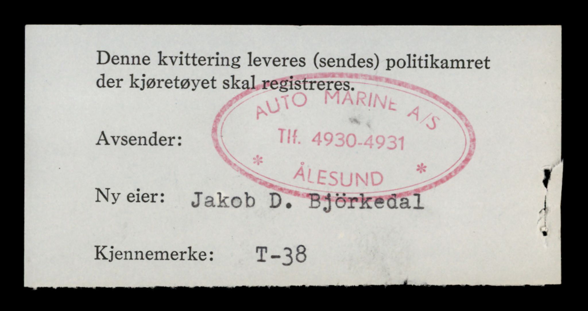 Møre og Romsdal vegkontor - Ålesund trafikkstasjon, AV/SAT-A-4099/F/Fe/L0001: Registreringskort for kjøretøy T 3 - T 127, 1927-1998, p. 798