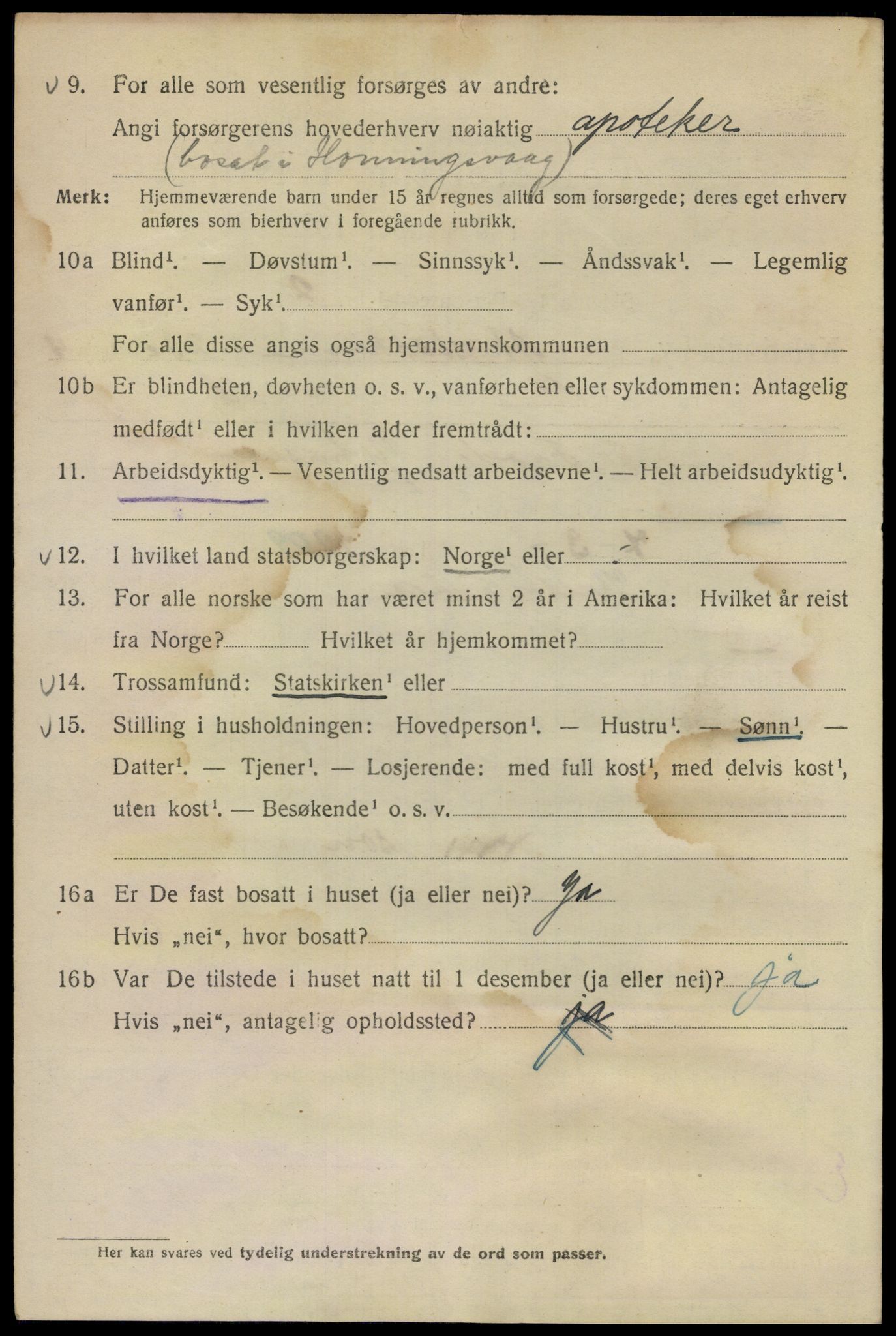 SAO, 1920 census for Kristiania, 1920, p. 171758