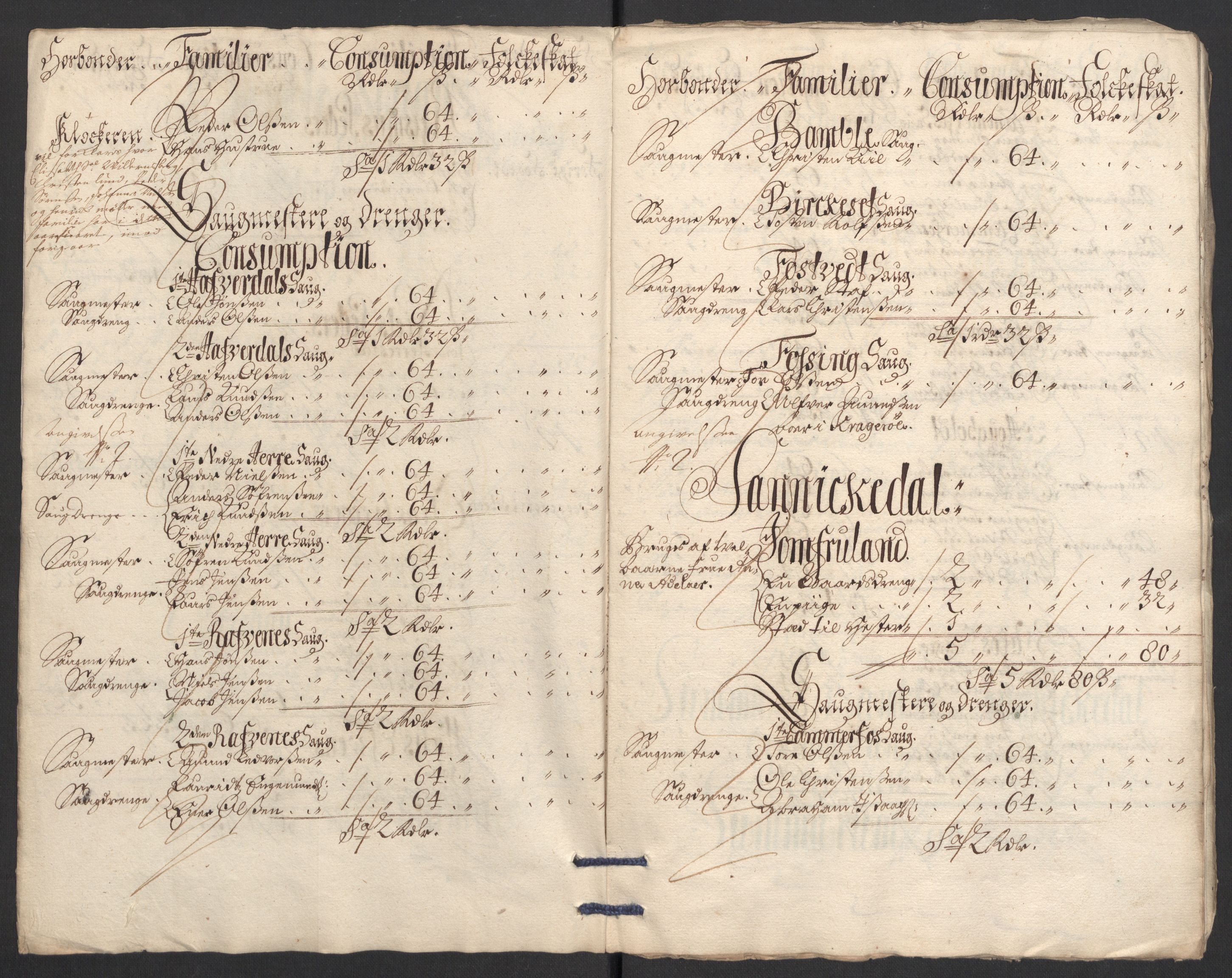 Rentekammeret inntil 1814, Reviderte regnskaper, Fogderegnskap, AV/RA-EA-4092/R36/L2112: Fogderegnskap Øvre og Nedre Telemark og Bamble, 1704, p. 191