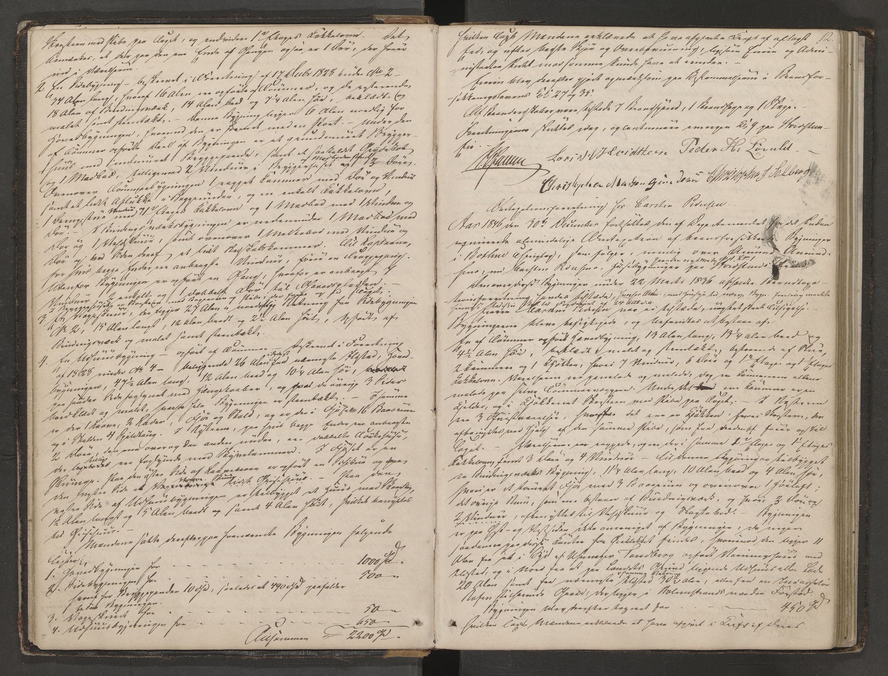 Botne lensmannskontor, AV/SAKO-A-534/Y/Yf/Yfa/L0001: Branntakstprotokoll, 1846-1869