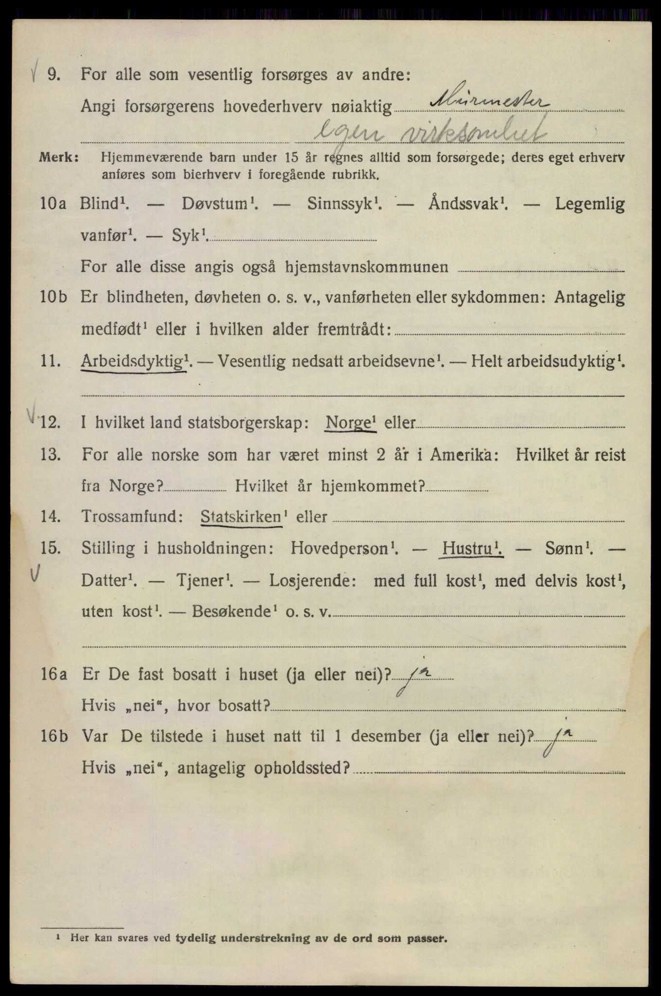 SAO, 1920 census for Kristiania, 1920, p. 595348