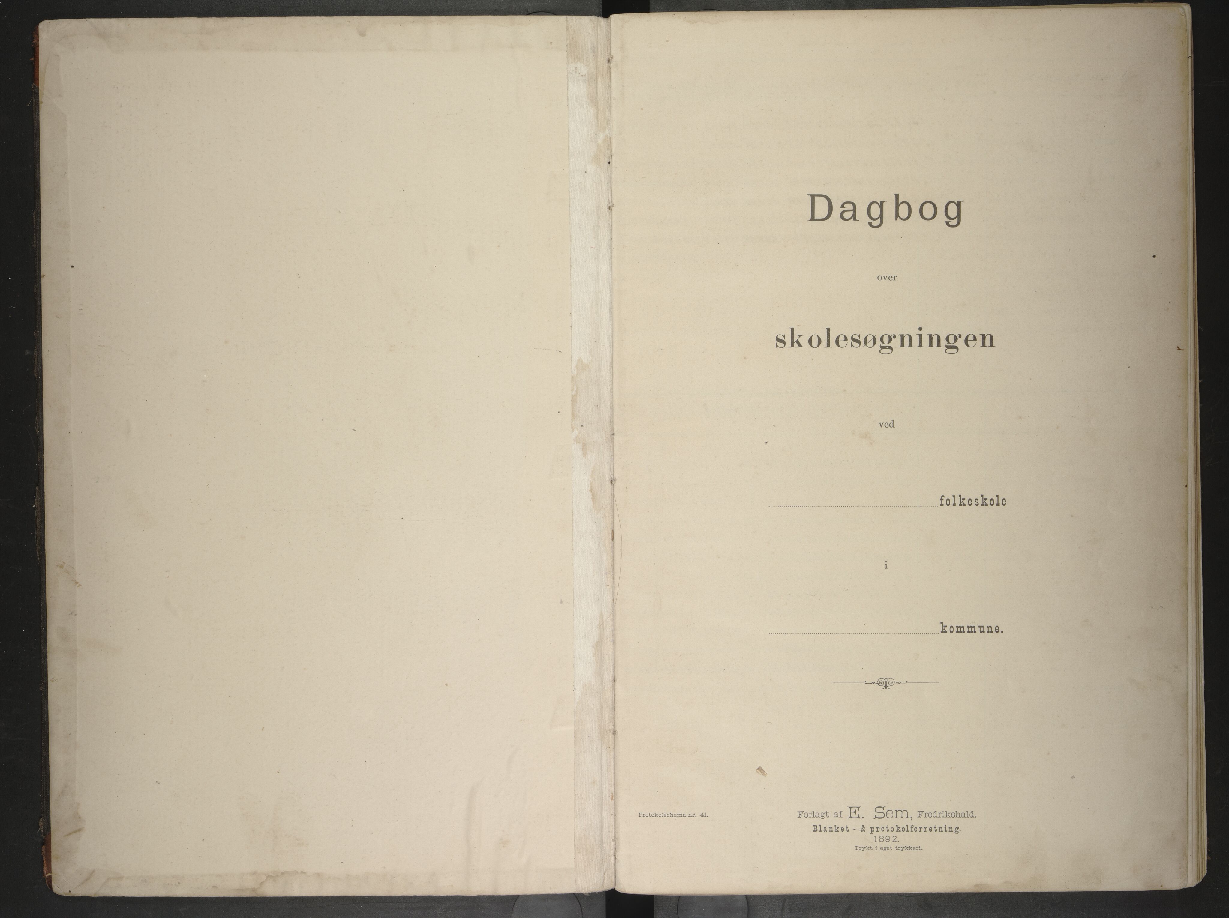 Lødingen kommune. Ymse skolekretser, AIN/K-18510.510.04/F/Fa/L0001: Hægstad/KanstadKjærstad//Offersøy/Strand/Ytterstad/Øksnes, 1892-1903