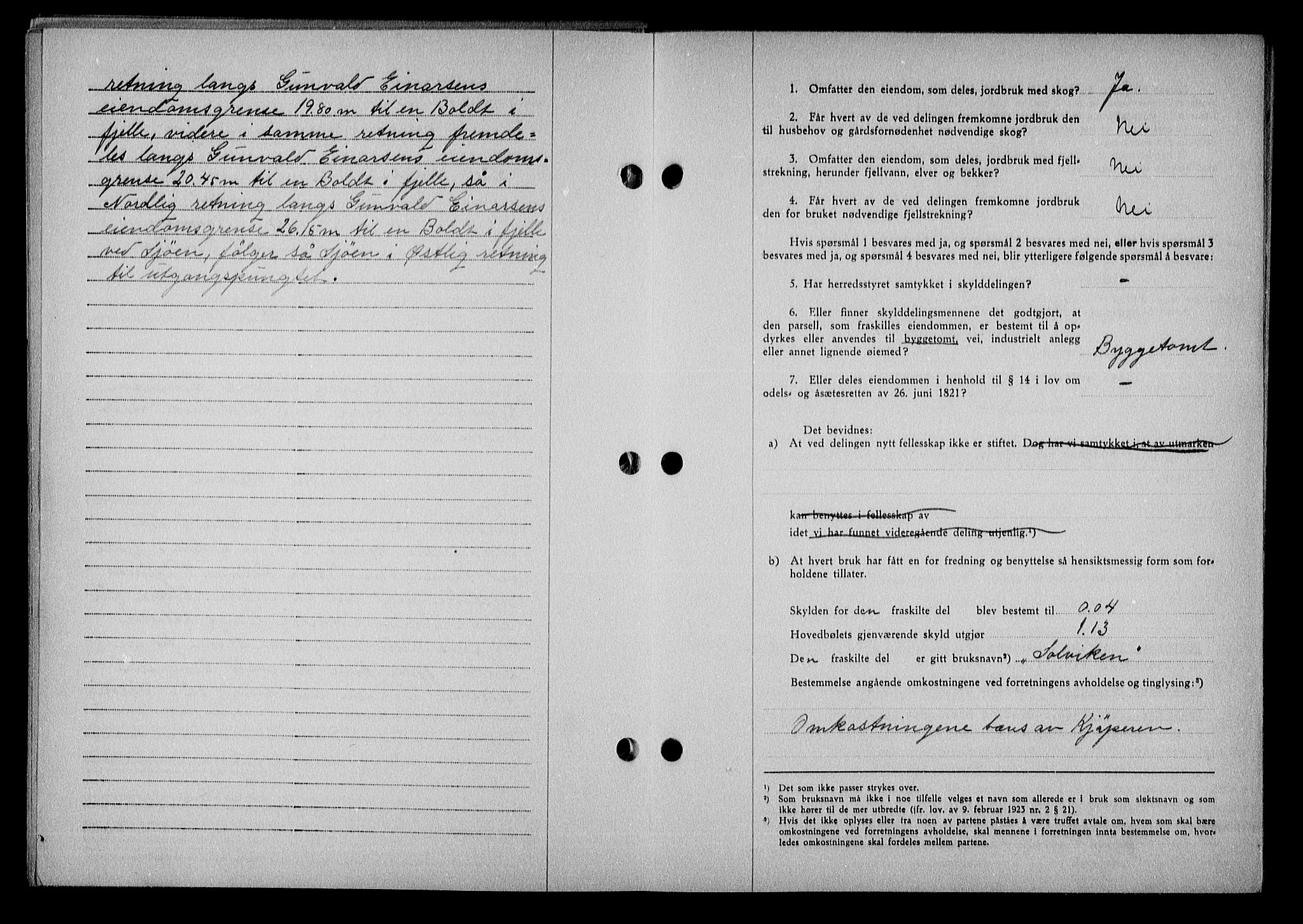 Nedenes sorenskriveri, AV/SAK-1221-0006/G/Gb/Gba/L0049: Mortgage book no. A-III, 1941-1942, Diary no: : 1041/1942