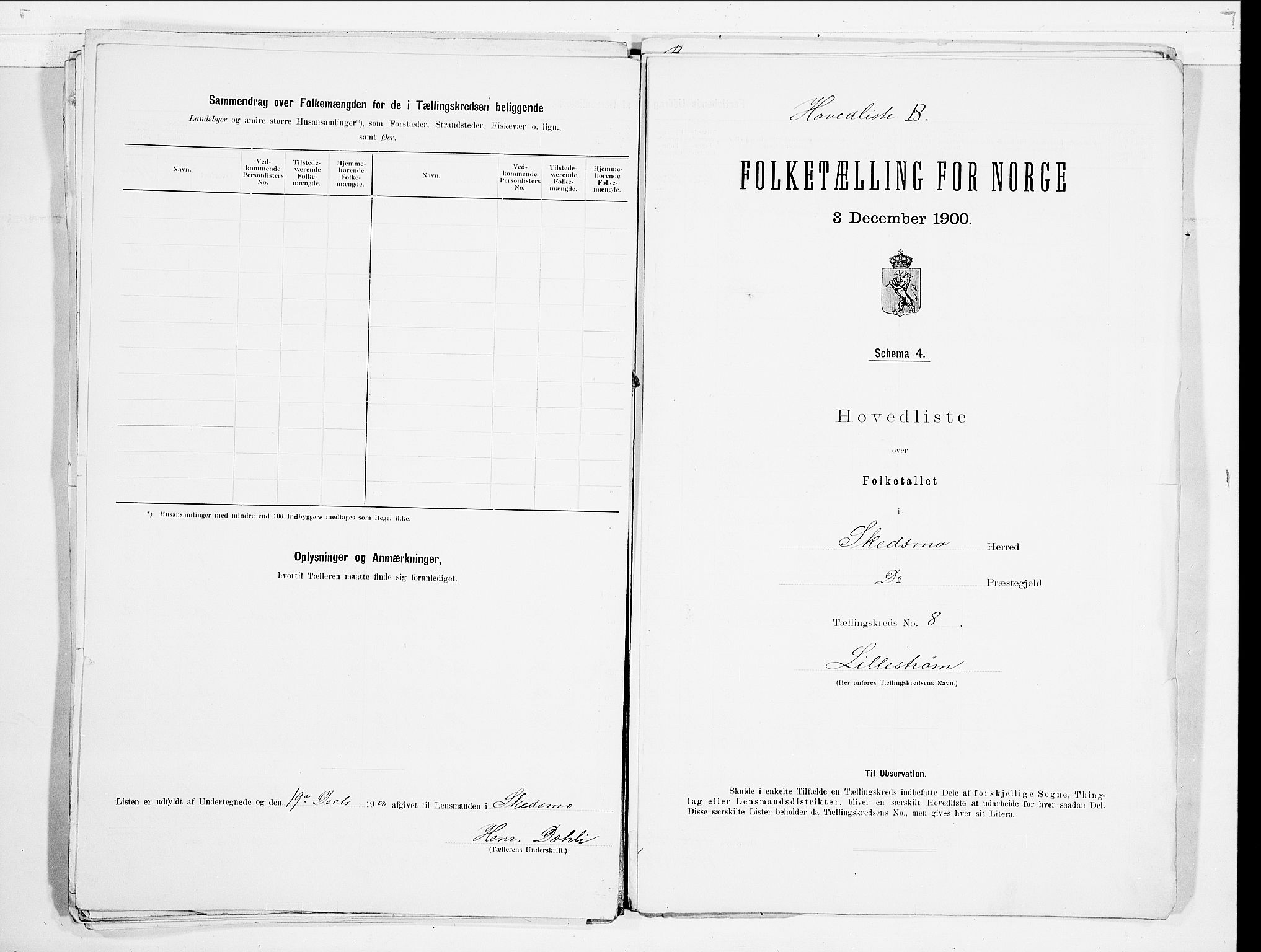 SAO, 1900 census for Skedsmo, 1900, p. 28