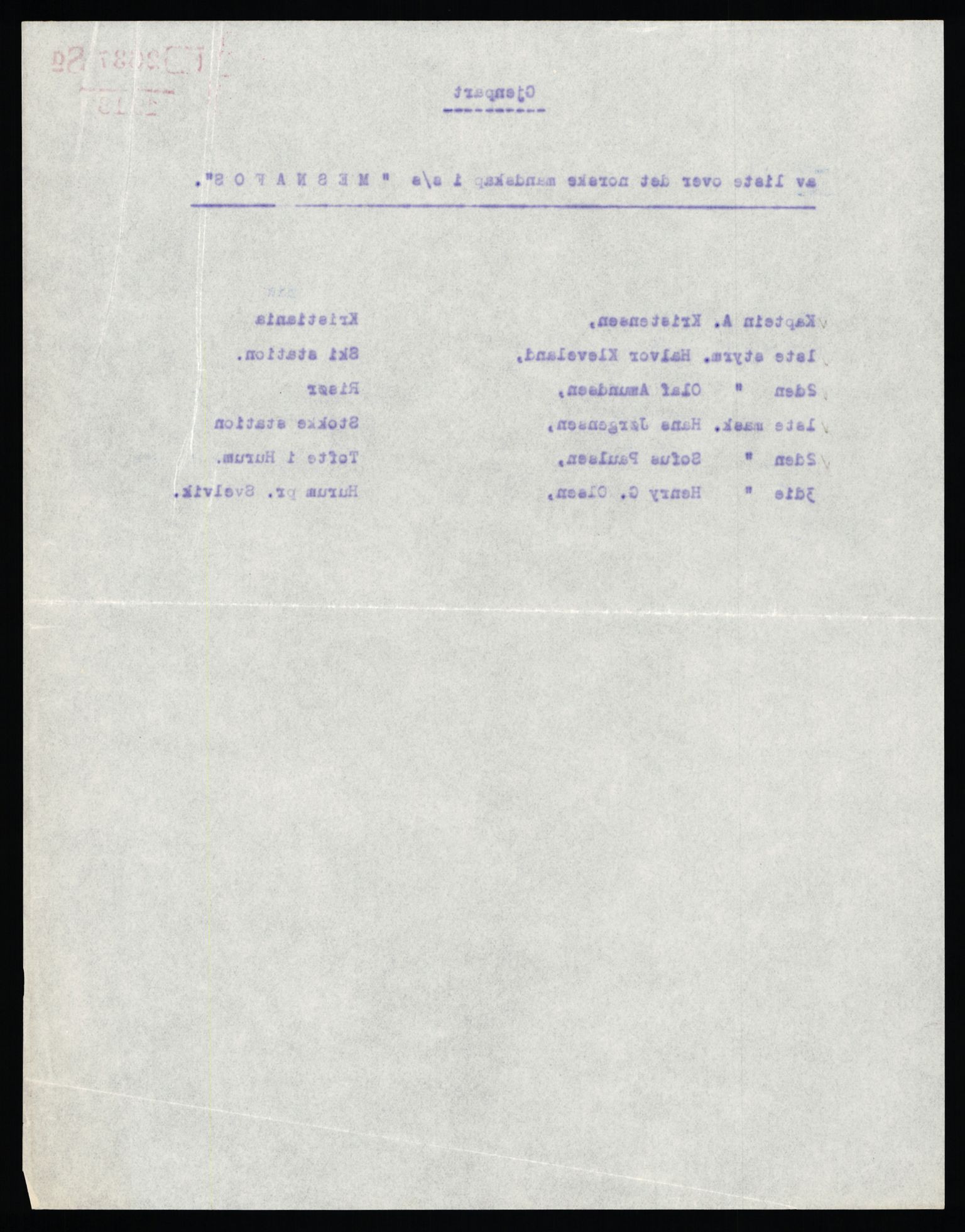 Handelsdepartementet, Sjøfartsavdelingen, 1. sjømannskontor, AV/RA-S-1405/D/Dm/L0010: Forliste skip Lar - Min, 1906-1920, p. 800