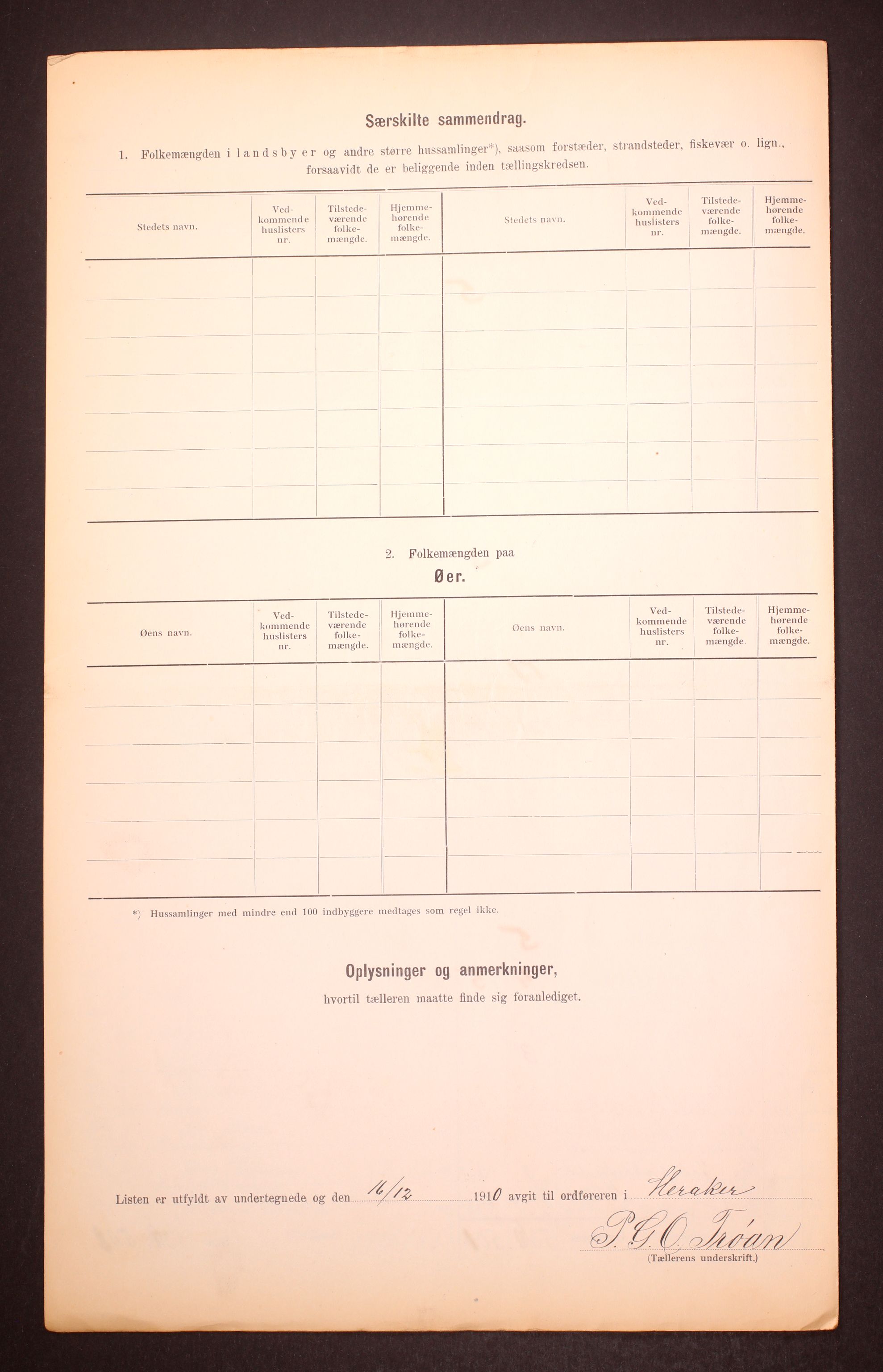 RA, 1910 census for Meråker, 1910, p. 12