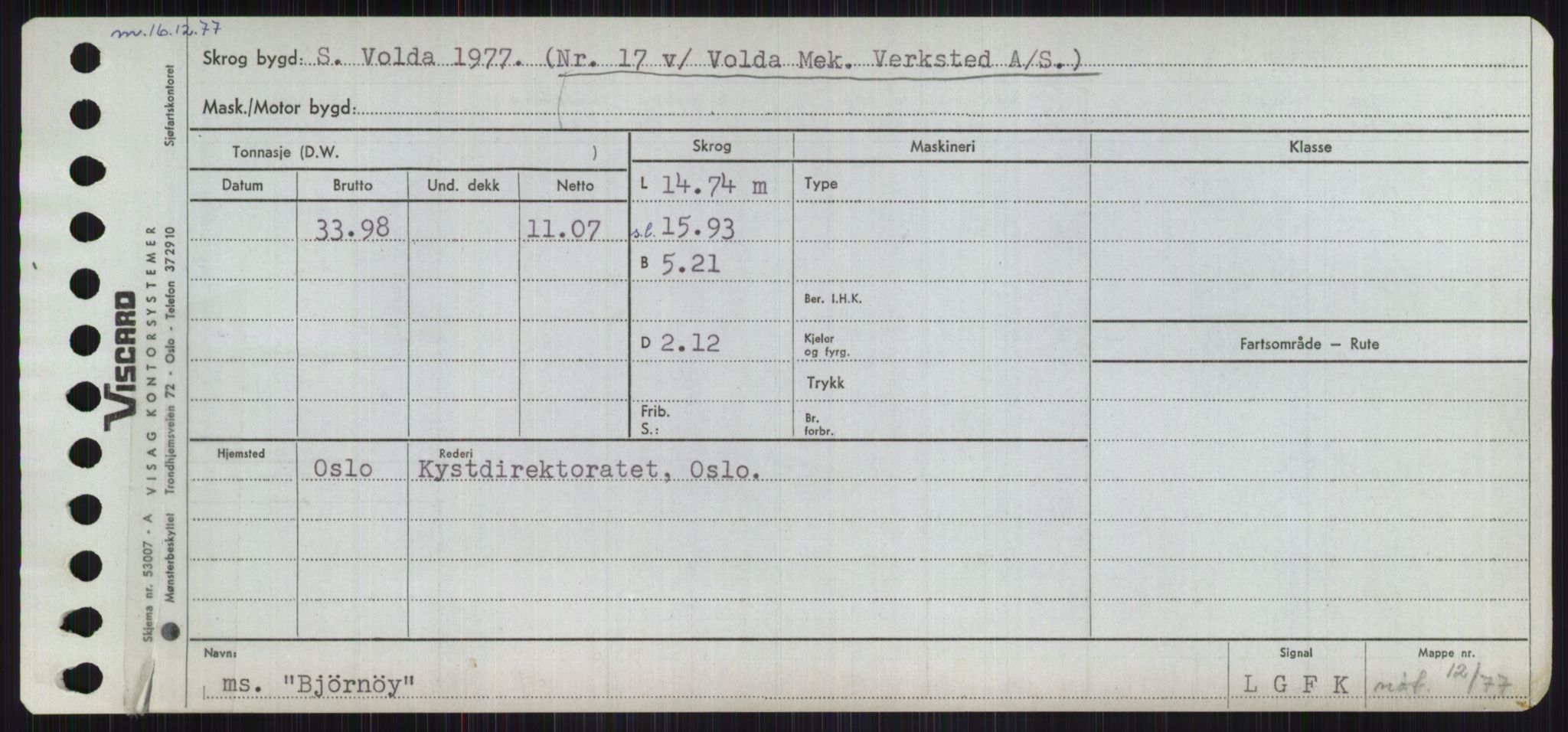 Sjøfartsdirektoratet med forløpere, Skipsmålingen, AV/RA-S-1627/H/Ha/L0001/0002: Fartøy, A-Eig / Fartøy Bjør-Eig, p. 41