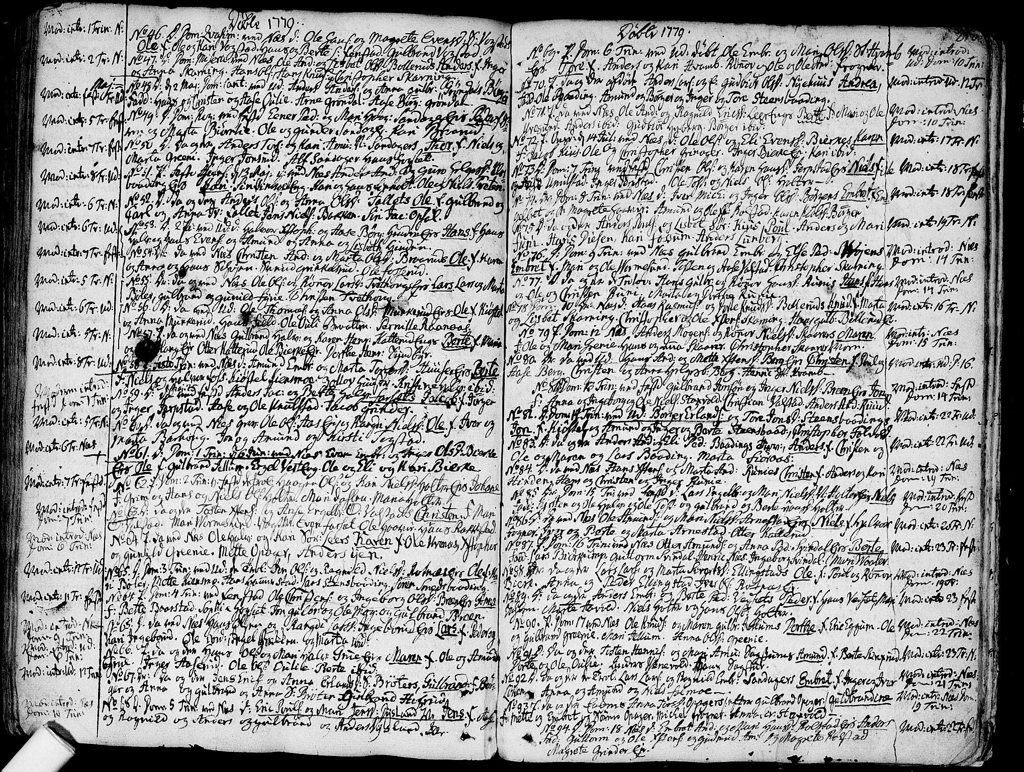 Nes prestekontor Kirkebøker, SAO/A-10410/F/Fa/L0003: Parish register (official) no. I 3, 1734-1781, p. 248