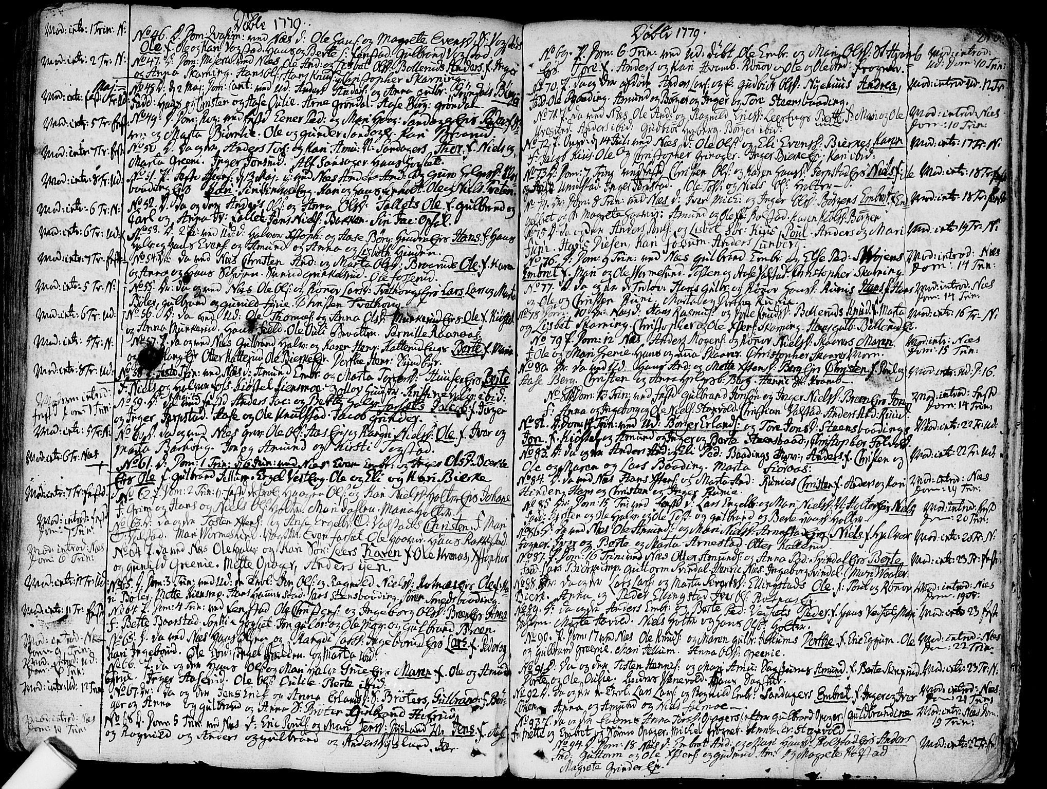 Nes prestekontor Kirkebøker, AV/SAO-A-10410/F/Fa/L0003: Parish register (official) no. I 3, 1734-1781, p. 248