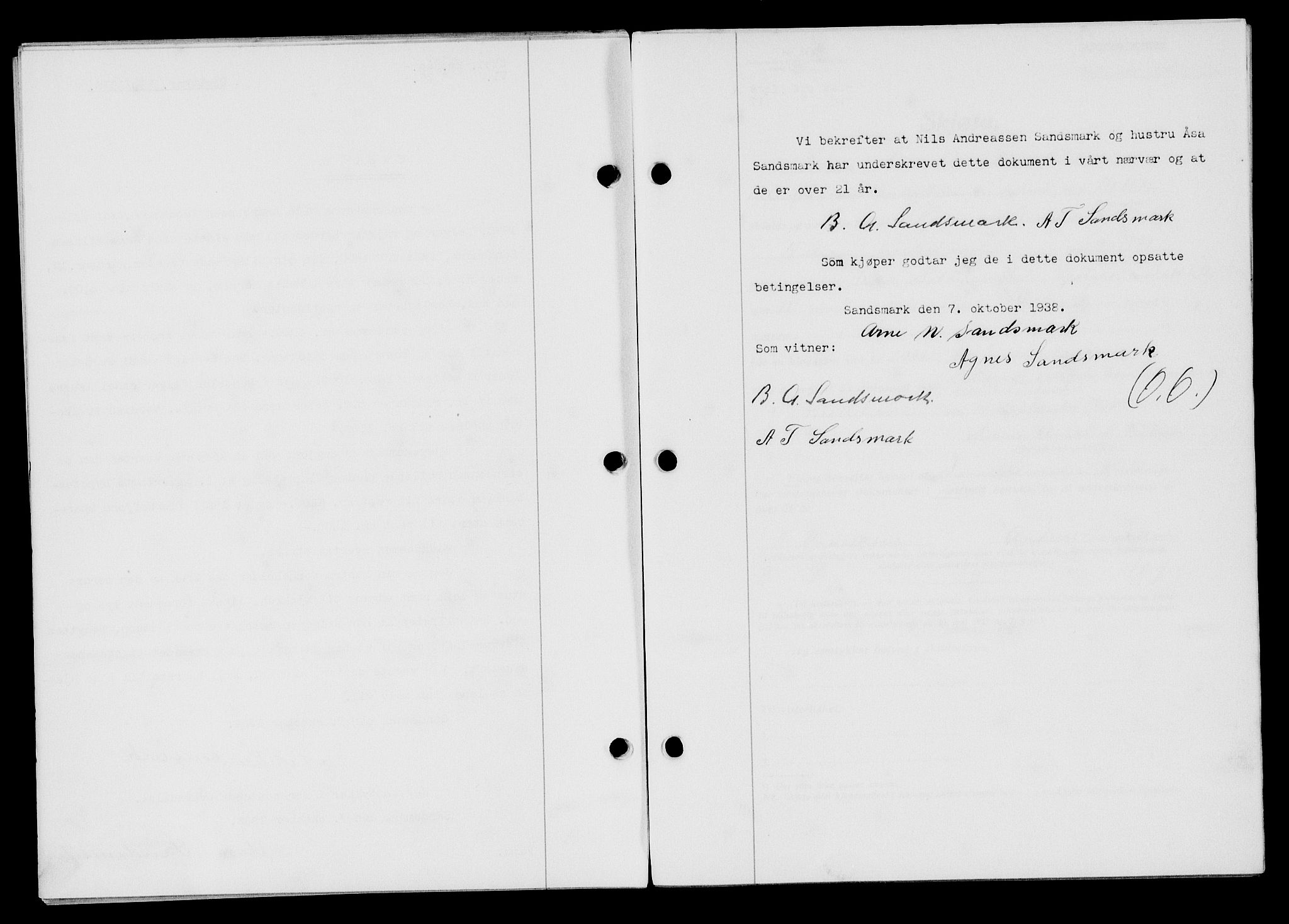 Flekkefjord sorenskriveri, SAK/1221-0001/G/Gb/Gba/L0054: Mortgage book no. A-2, 1937-1938, Diary no: : 590/1938