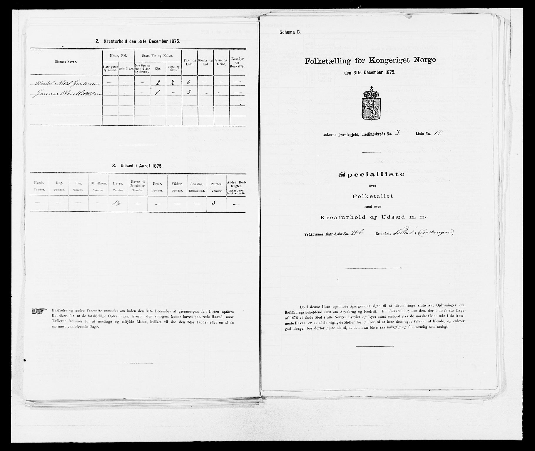 SAB, 1875 census for 1247P Askøy, 1875, p. 301