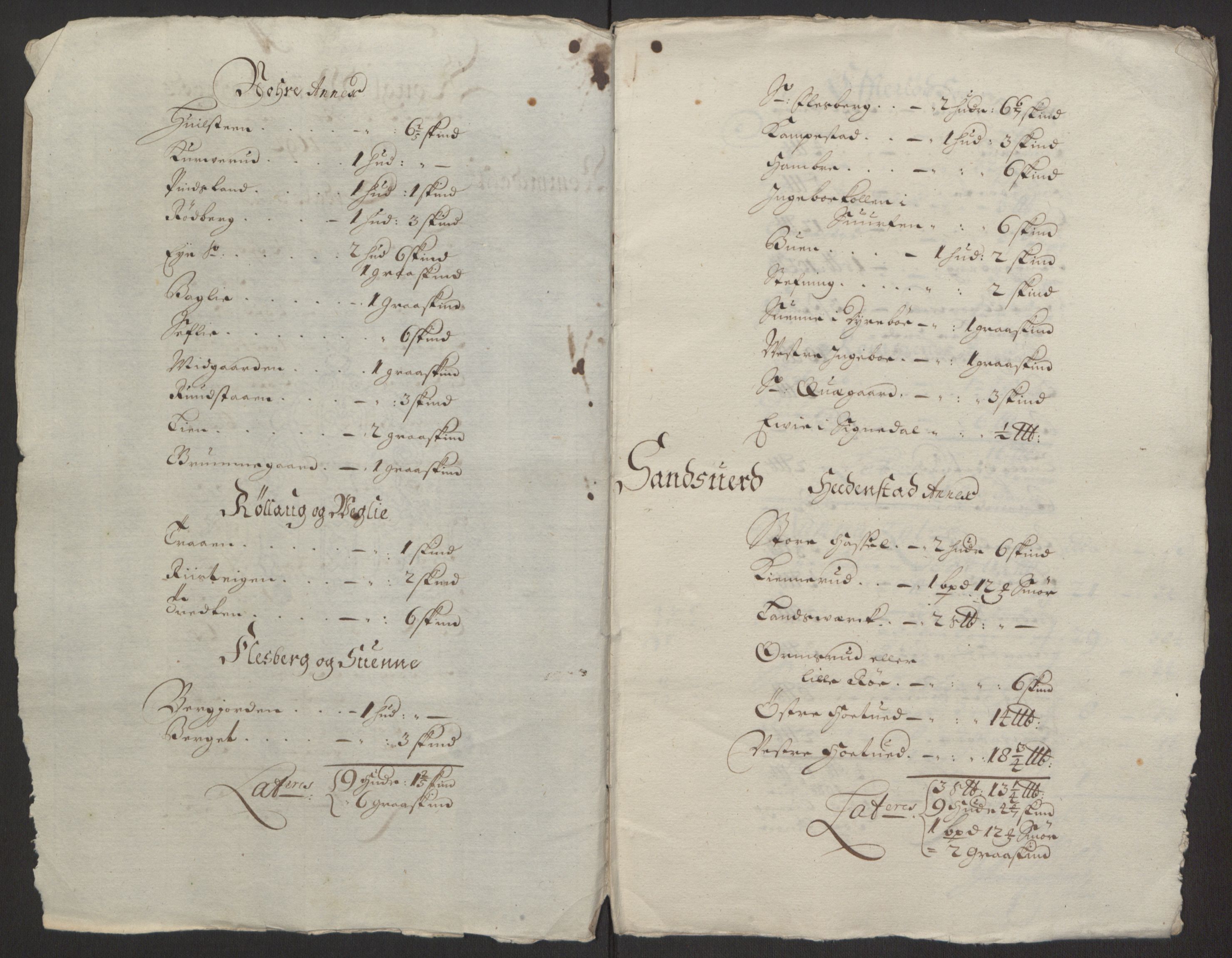 Rentekammeret inntil 1814, Reviderte regnskaper, Fogderegnskap, AV/RA-EA-4092/R24/L1575: Fogderegnskap Numedal og Sandsvær, 1692-1695, p. 52
