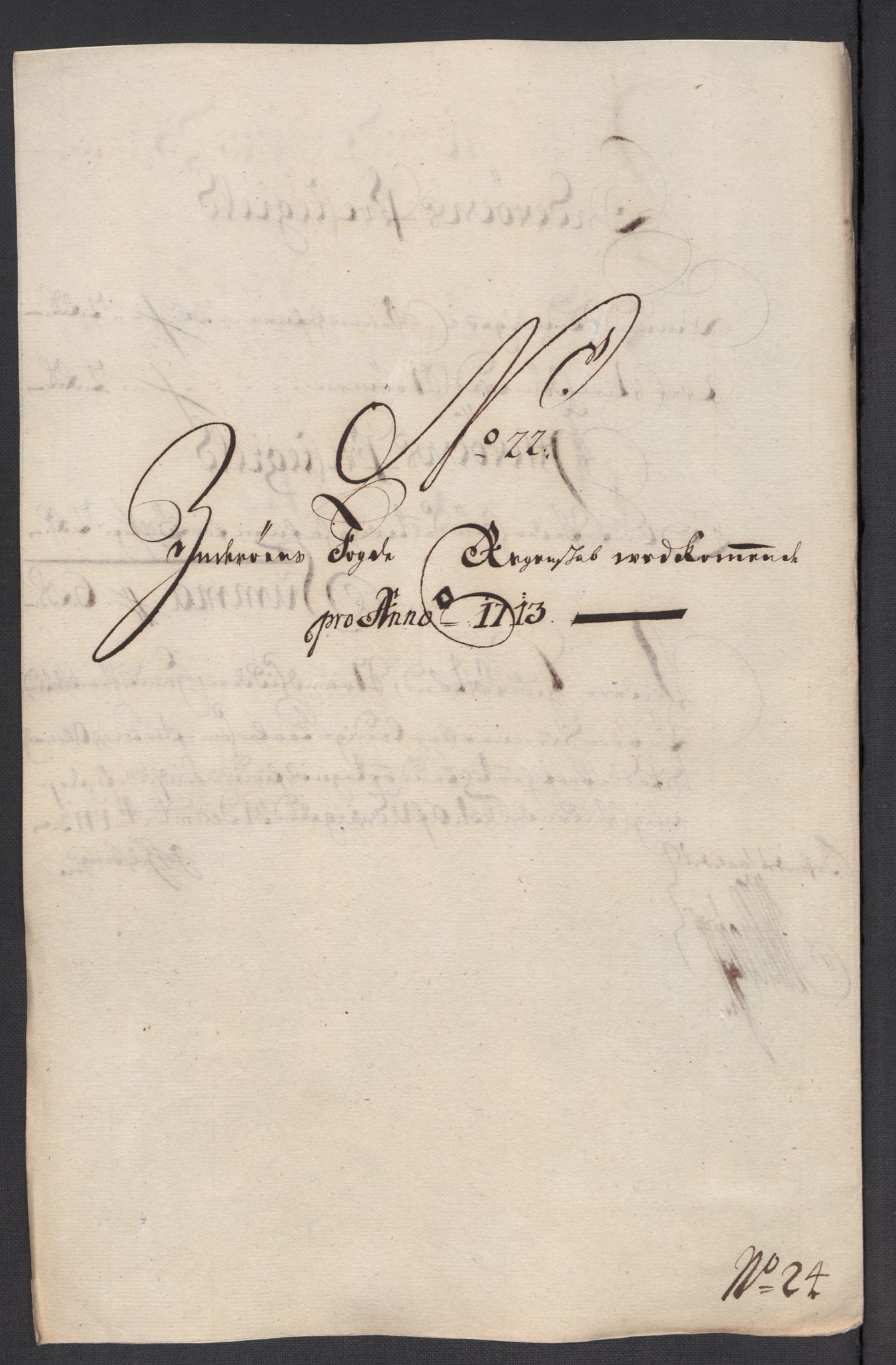 Rentekammeret inntil 1814, Reviderte regnskaper, Fogderegnskap, RA/EA-4092/R63/L4321: Fogderegnskap Inderøy, 1713, p. 232