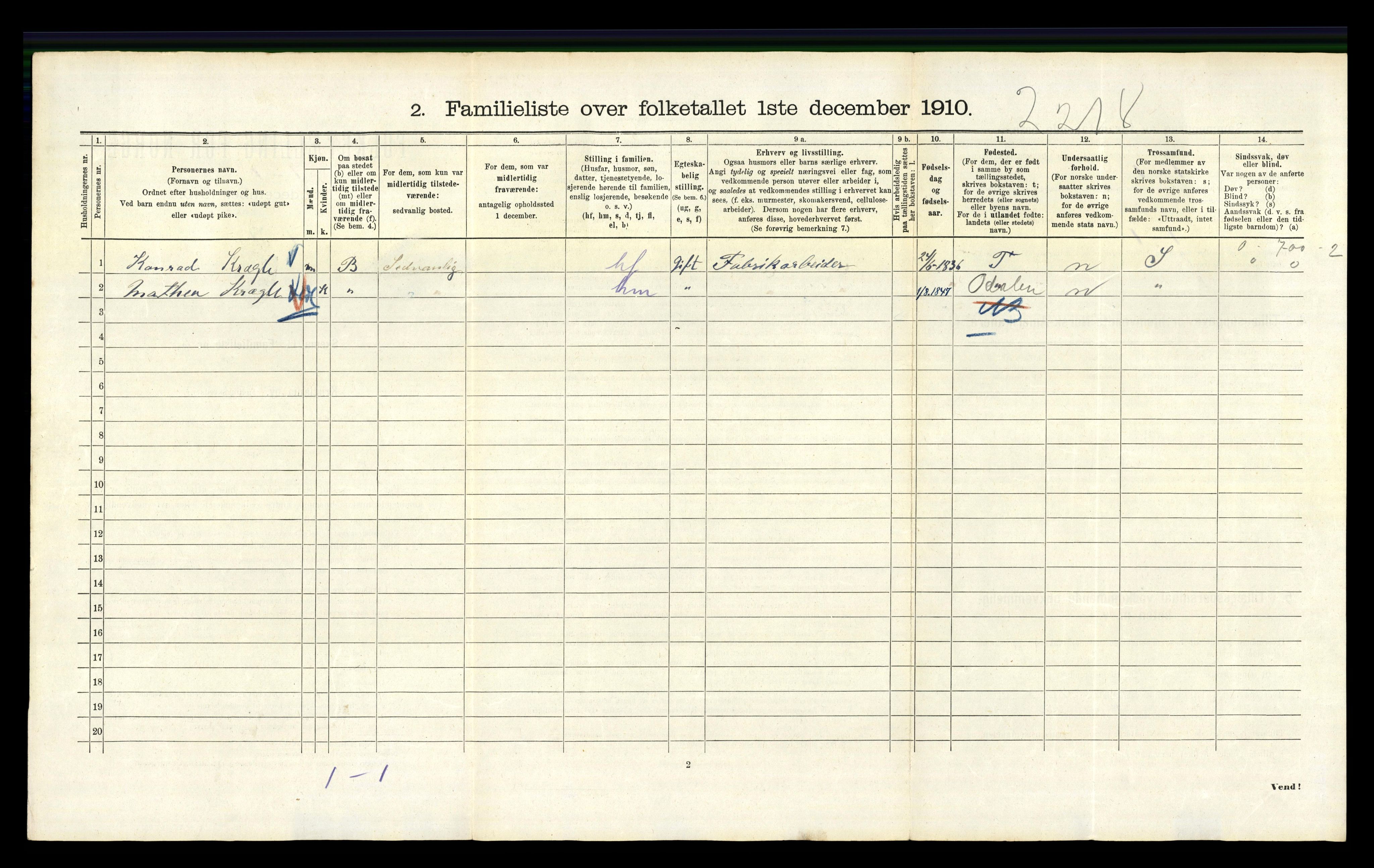 RA, 1910 census for Kristiania, 1910, p. 23692