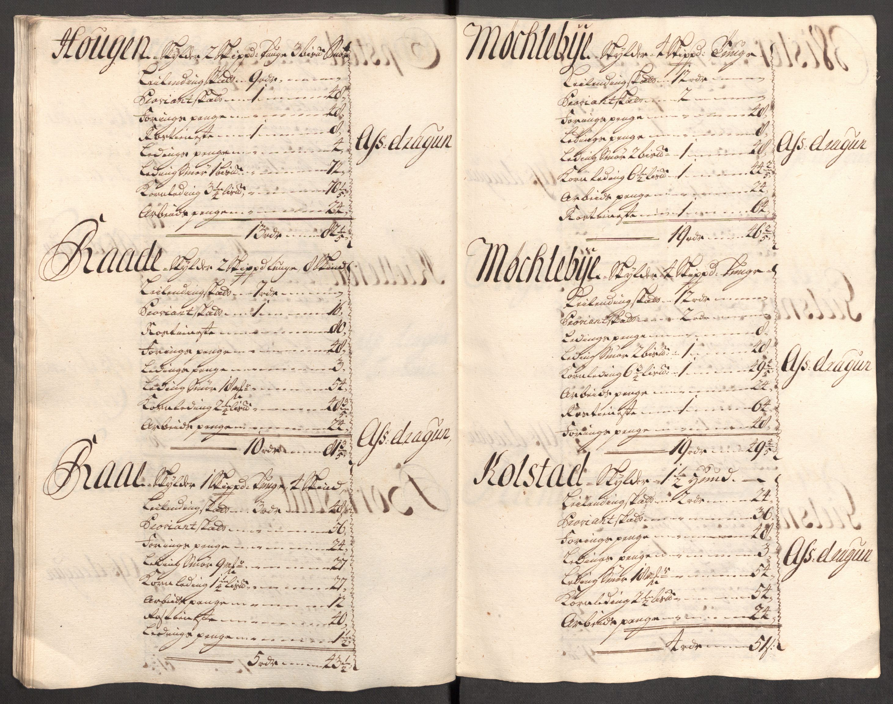 Rentekammeret inntil 1814, Reviderte regnskaper, Fogderegnskap, AV/RA-EA-4092/R04/L0140: Fogderegnskap Moss, Onsøy, Tune, Veme og Åbygge, 1715-1716, p. 144