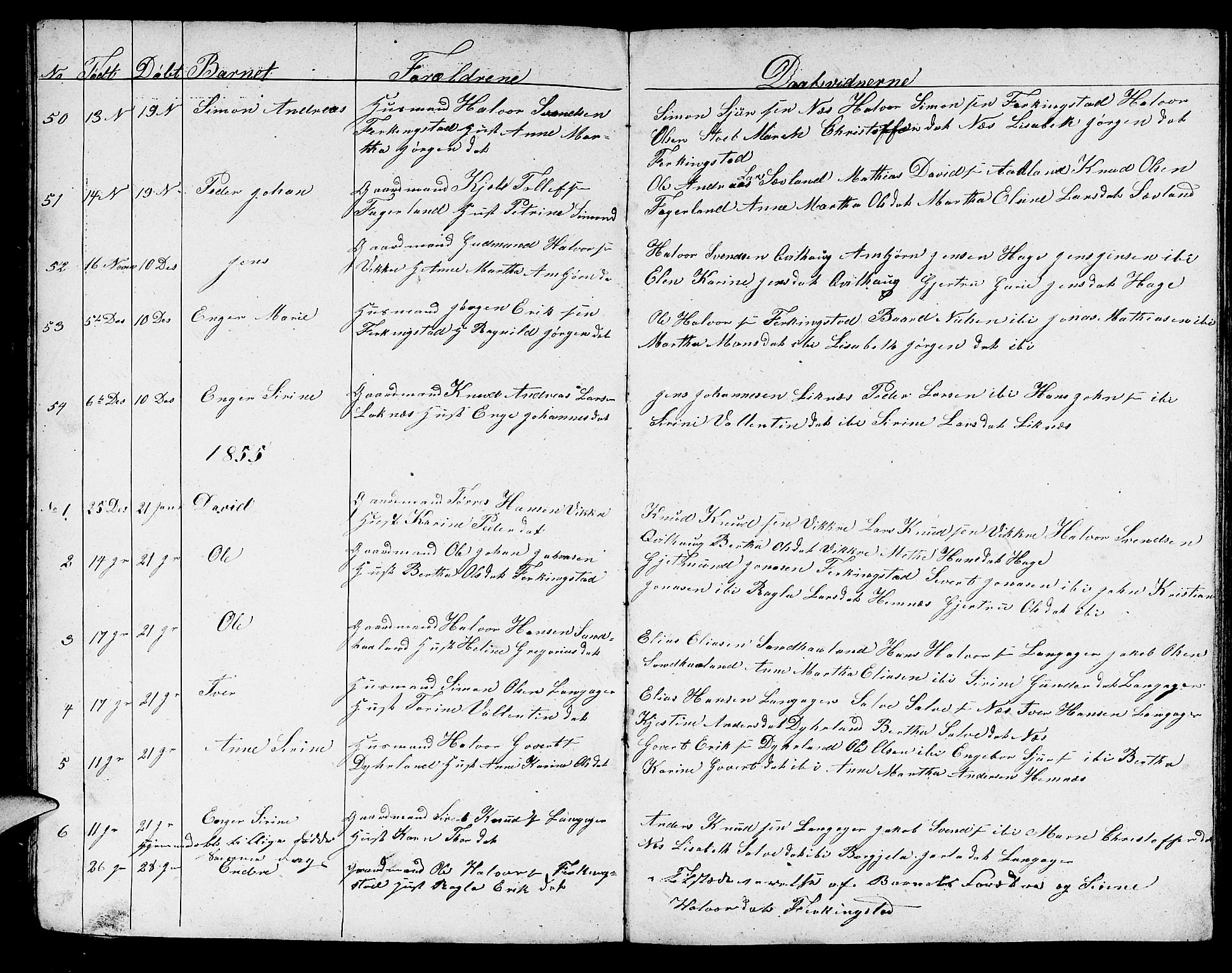 Skudenes sokneprestkontor, SAST/A -101849/H/Ha/Hab/L0002: Parish register (copy) no. B 2, 1848-1873