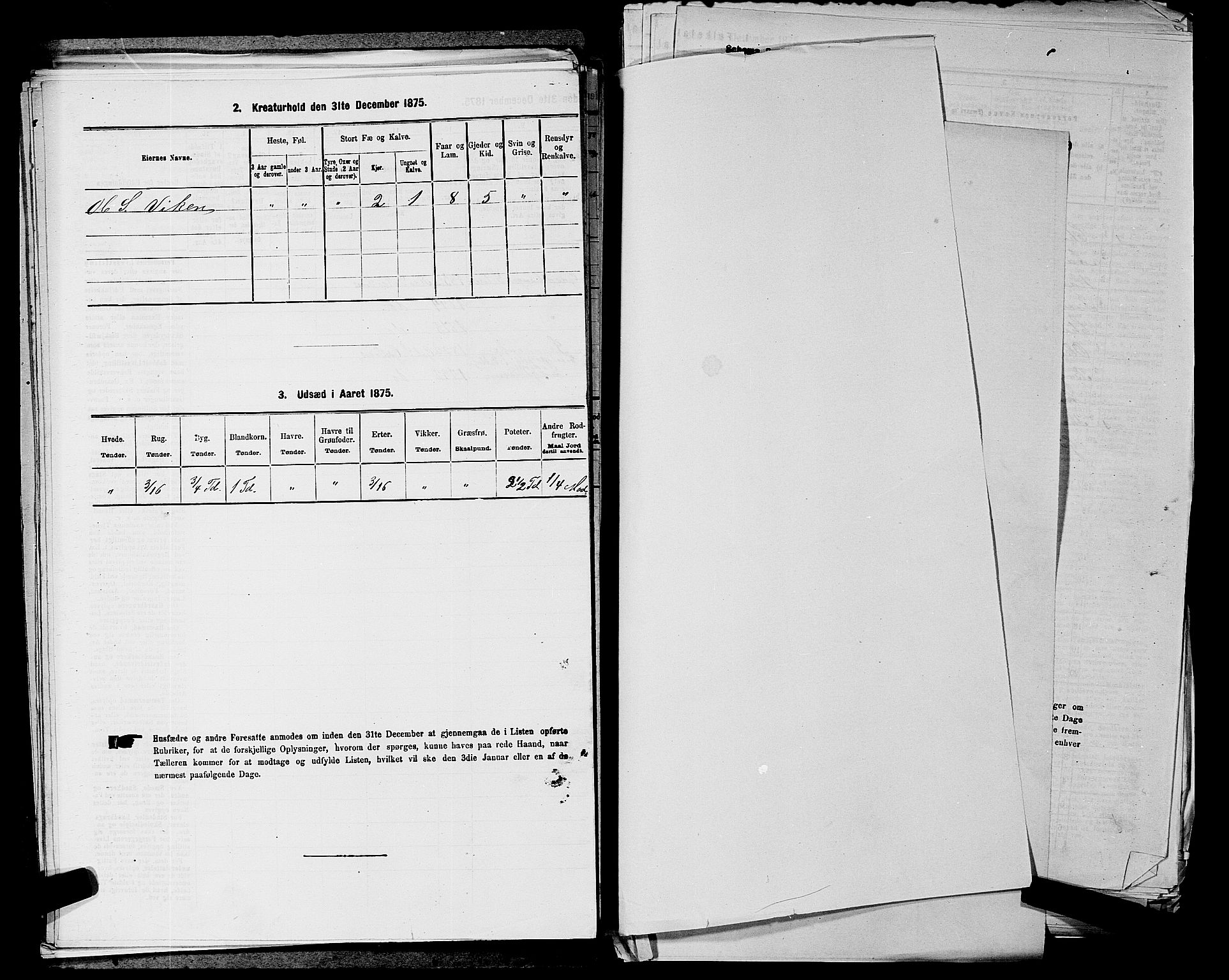 SAKO, 1875 census for 0616P Nes, 1875, p. 467