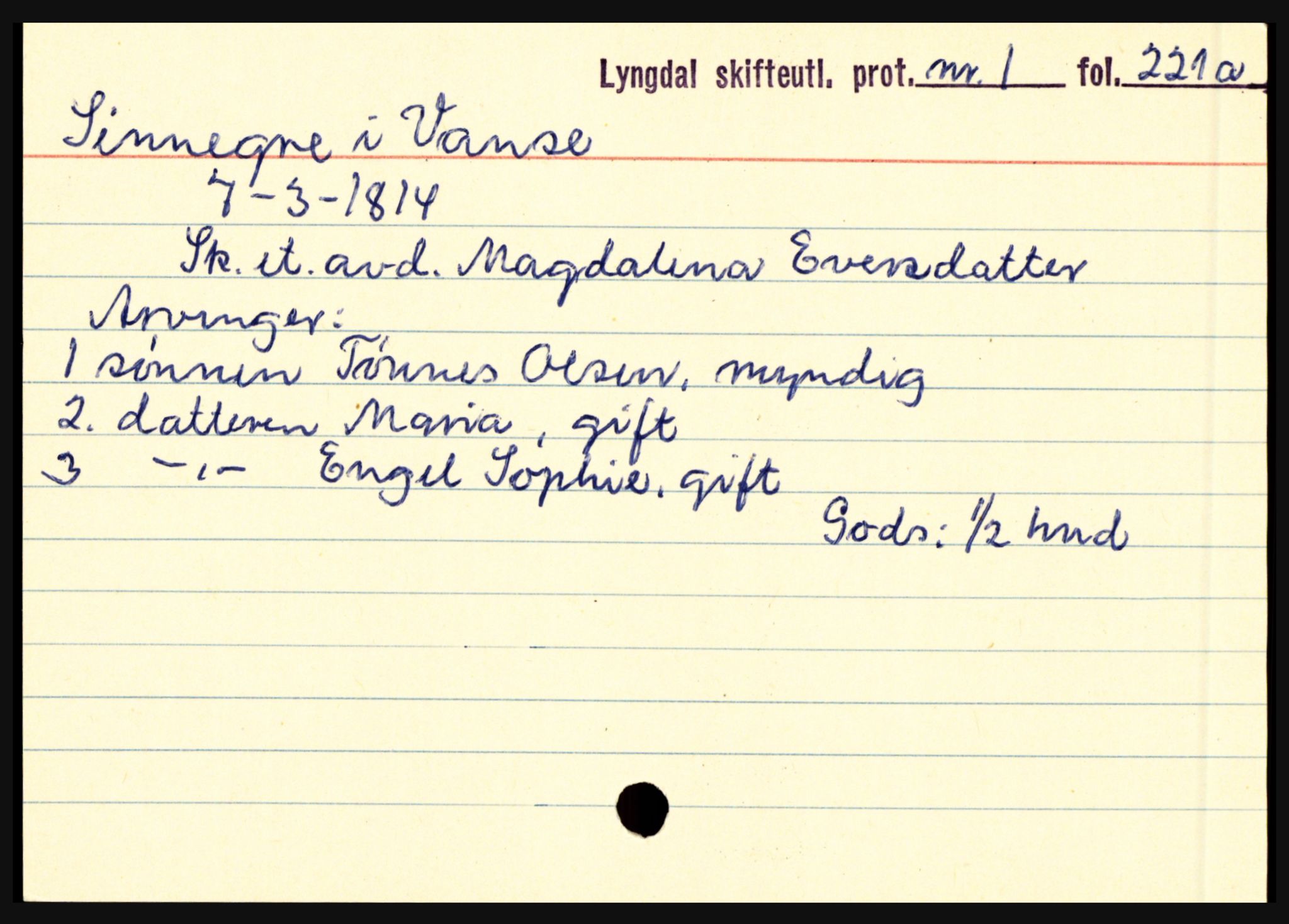 Lyngdal sorenskriveri, SAK/1221-0004/H, p. 9673