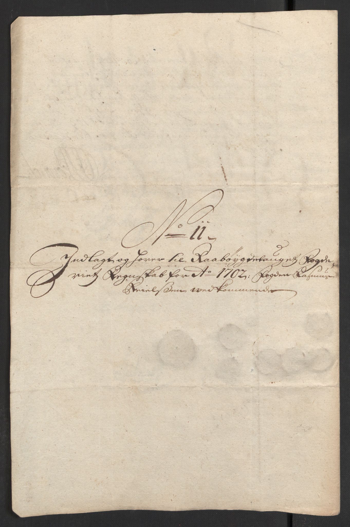 Rentekammeret inntil 1814, Reviderte regnskaper, Fogderegnskap, AV/RA-EA-4092/R40/L2446: Fogderegnskap Råbyggelag, 1700-1702, p. 356