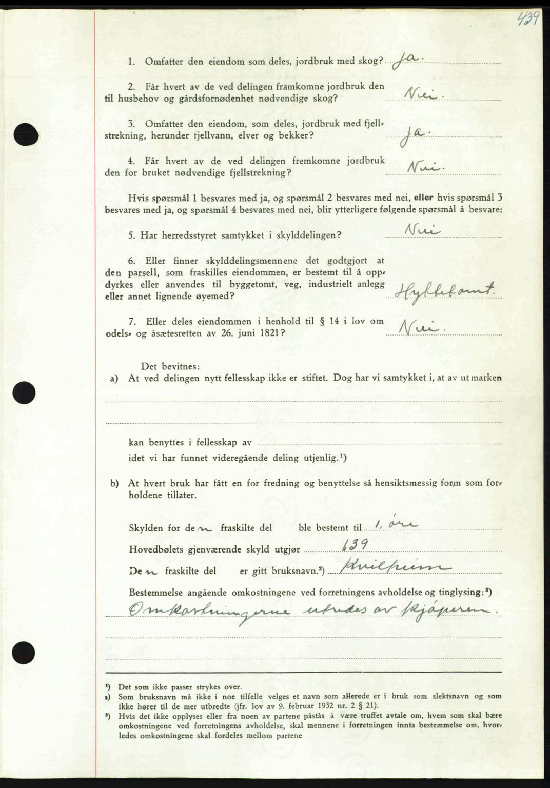 Nordmøre sorenskriveri, AV/SAT-A-4132/1/2/2Ca: Mortgage book no. A109, 1948-1948, Diary no: : 2692/1948