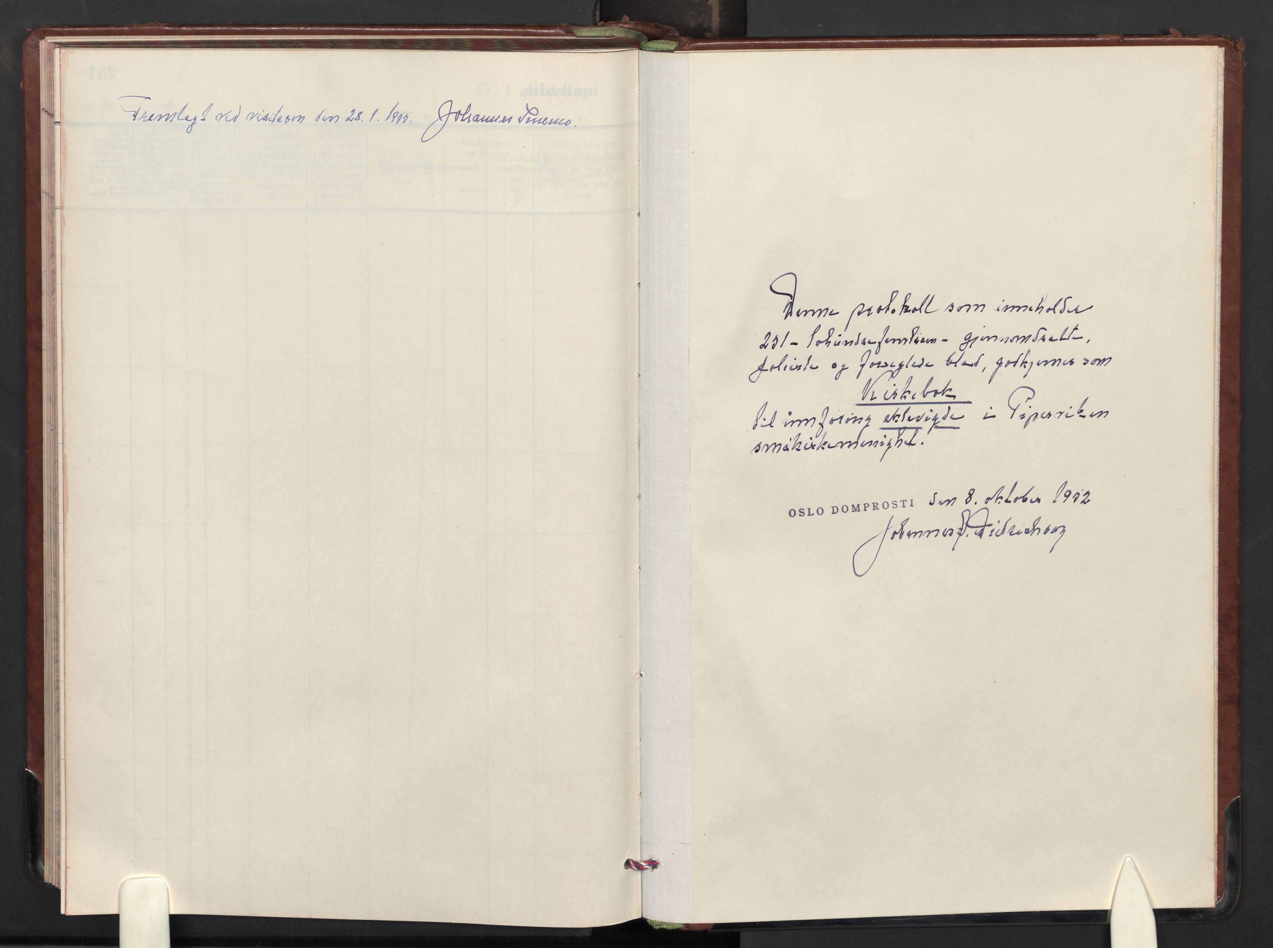 Piperviken prestekontor Kirkebøker, AV/SAO-A-10874/F/L0003: Parish register (official) no. 3, 1953-1959