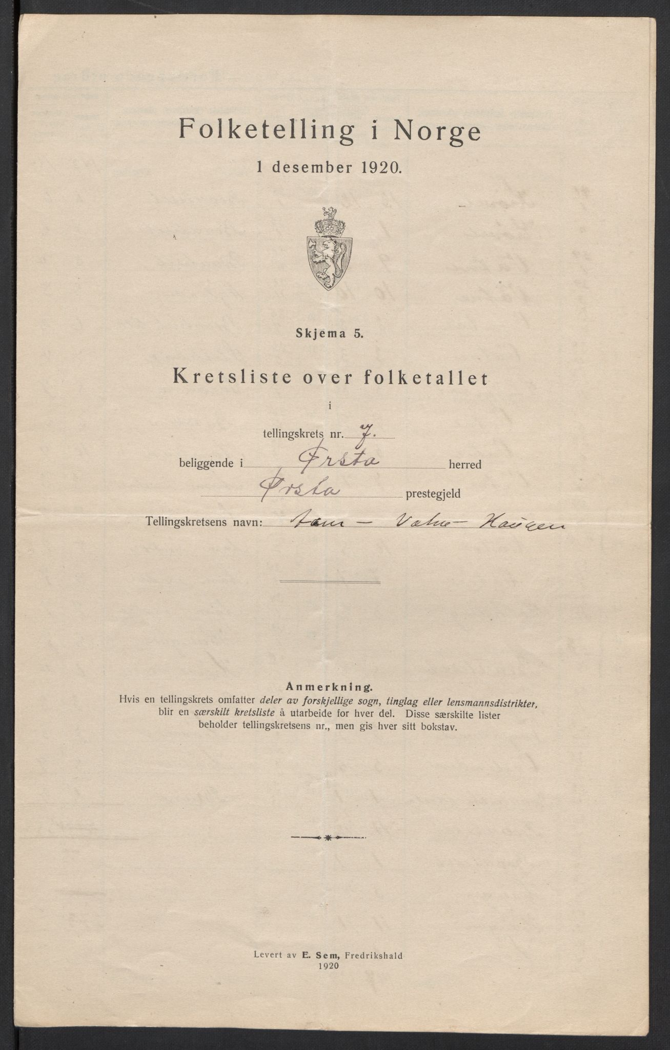 SAT, 1920 census for Ørsta, 1920, p. 24