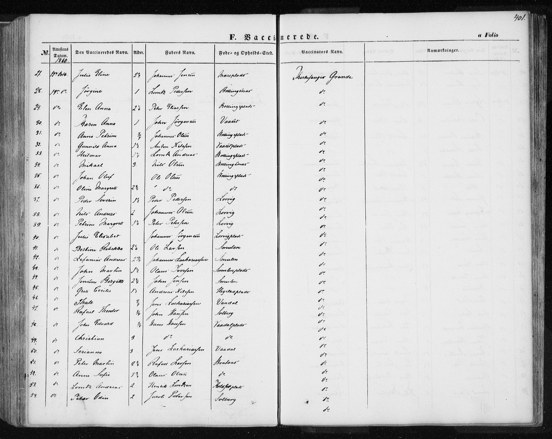 Ministerialprotokoller, klokkerbøker og fødselsregistre - Nord-Trøndelag, SAT/A-1458/735/L0342: Parish register (official) no. 735A07 /1, 1849-1862, p. 401