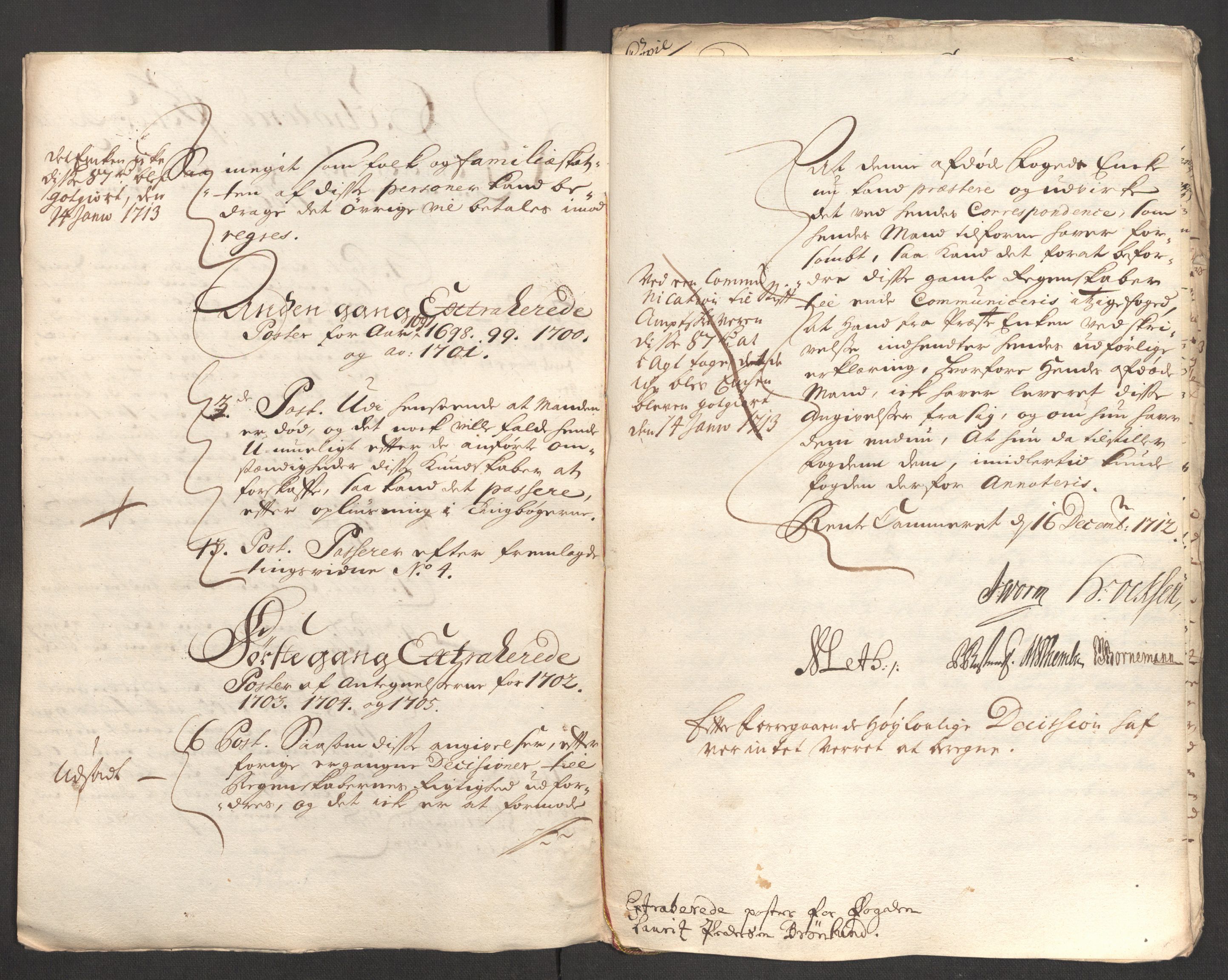 Rentekammeret inntil 1814, Reviderte regnskaper, Fogderegnskap, AV/RA-EA-4092/R57/L3857: Fogderegnskap Fosen, 1706-1707, p. 249