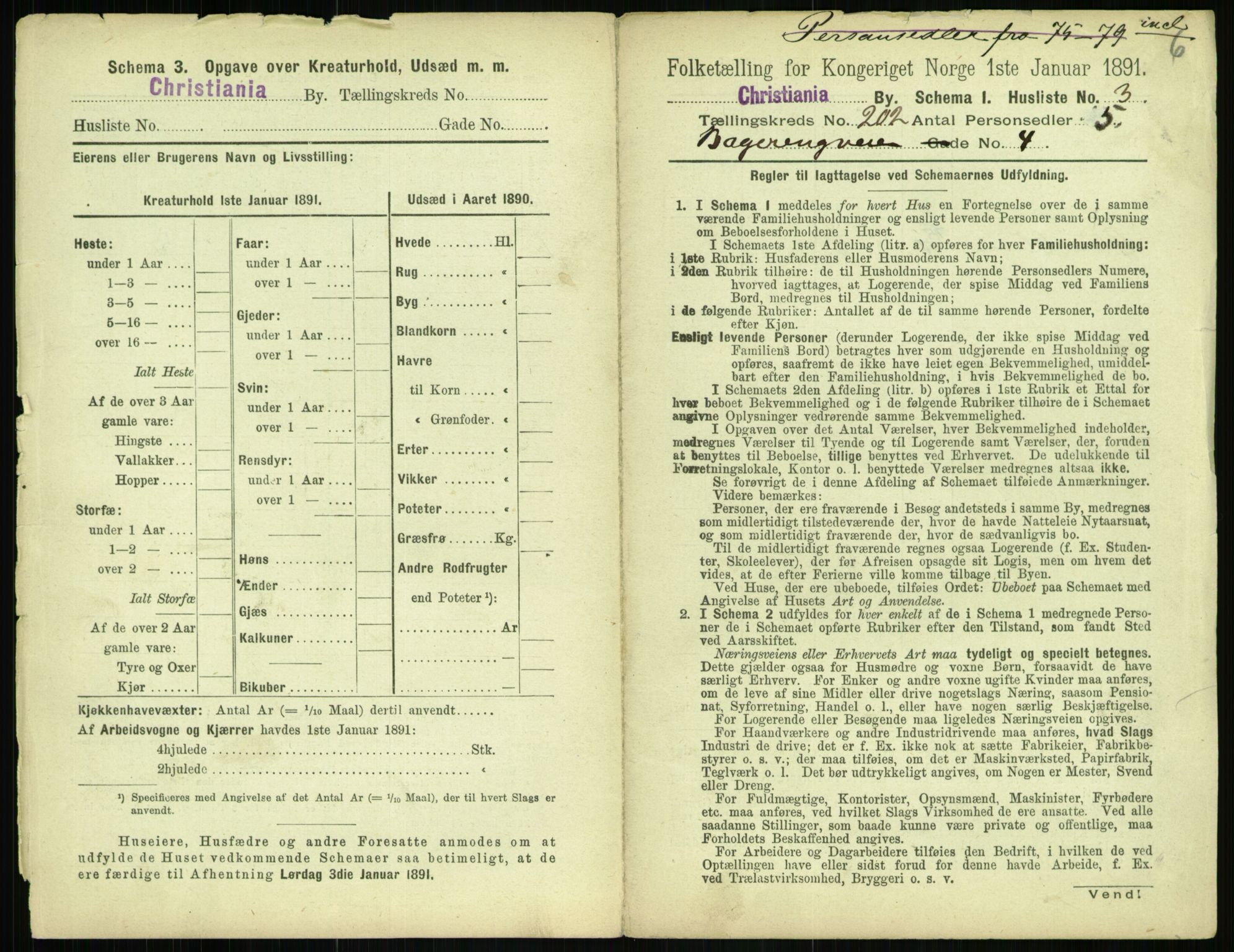 RA, 1891 census for 0301 Kristiania, 1891, p. 121472