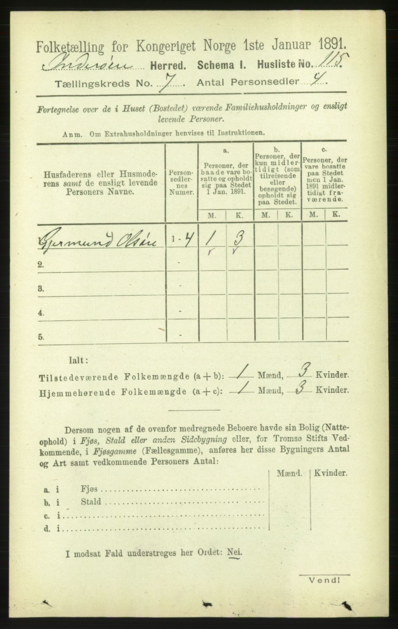 RA, 1891 census for 1729 Inderøy, 1891, p. 3844