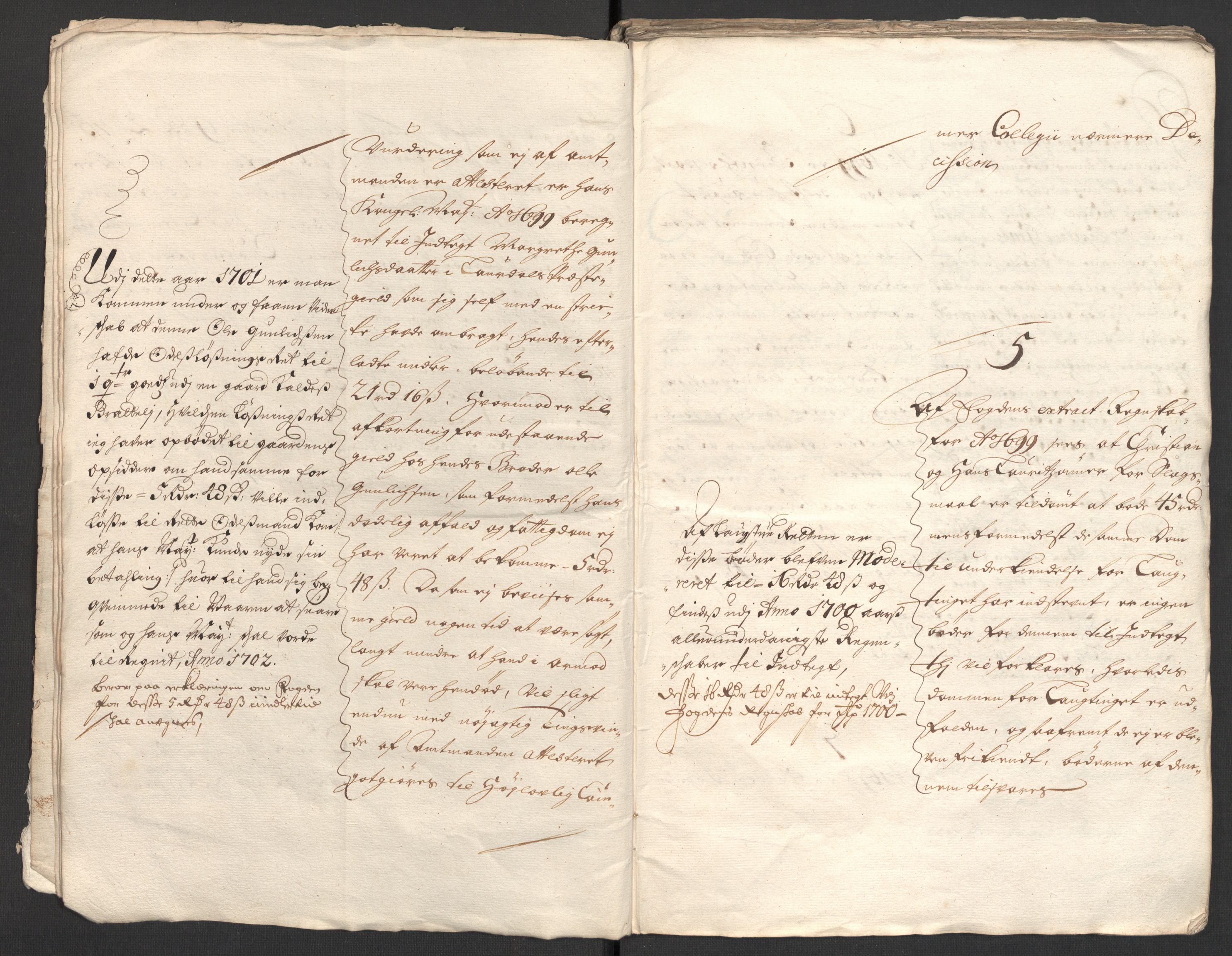 Rentekammeret inntil 1814, Reviderte regnskaper, Fogderegnskap, AV/RA-EA-4092/R36/L2102: Fogderegnskap Øvre og Nedre Telemark og Bamble, 1699, p. 7