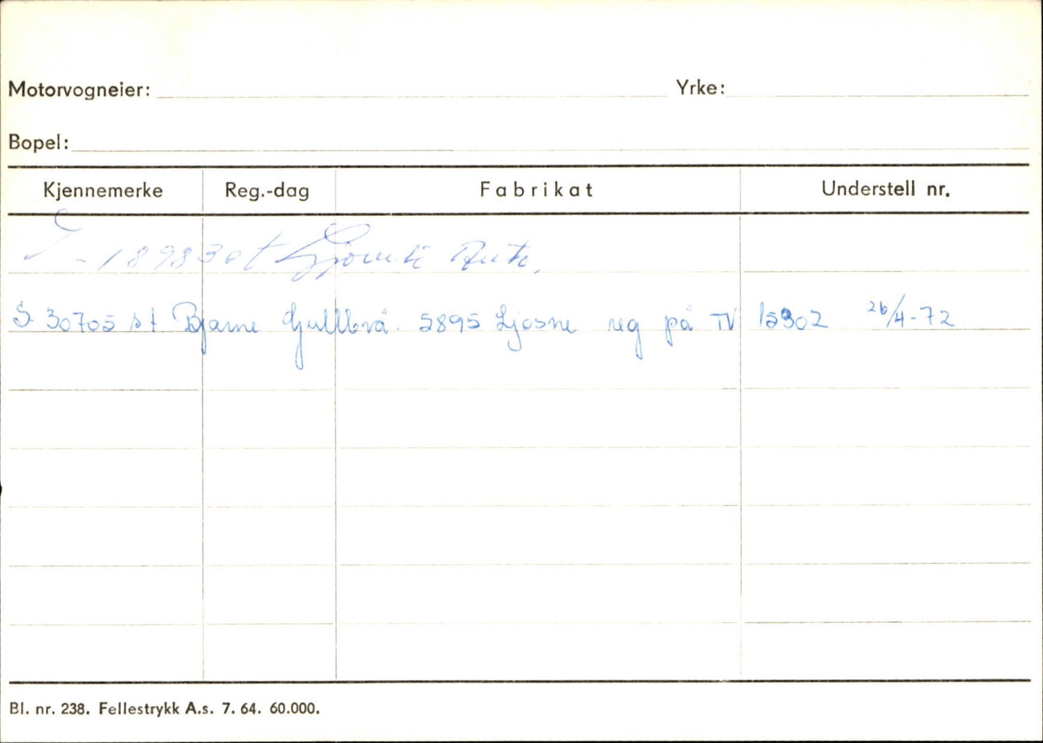 Statens vegvesen, Sogn og Fjordane vegkontor, SAB/A-5301/4/F/L0132: Eigarregister Askvoll A-Å. Balestrand A-Å, 1945-1975, p. 2014