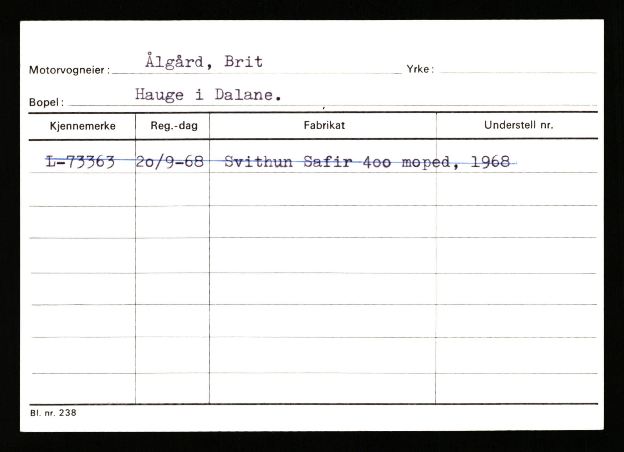 Stavanger trafikkstasjon, AV/SAST-A-101942/0/H/L0044: Øksna - Åmo, 1930-1971, p. 2392