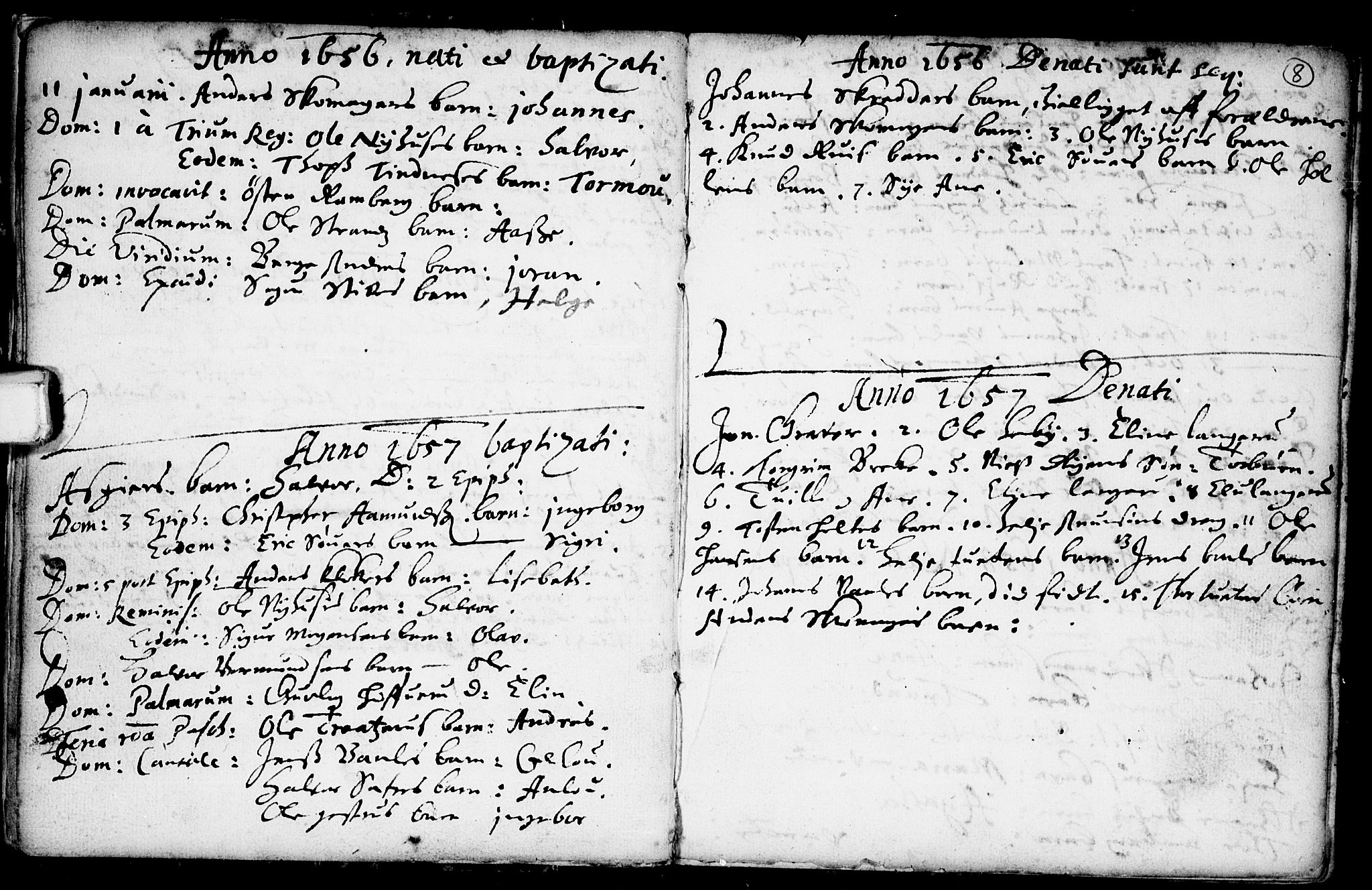 Heddal kirkebøker, SAKO/A-268/F/Fa/L0001: Parish register (official) no. I 1, 1648-1699, p. 8