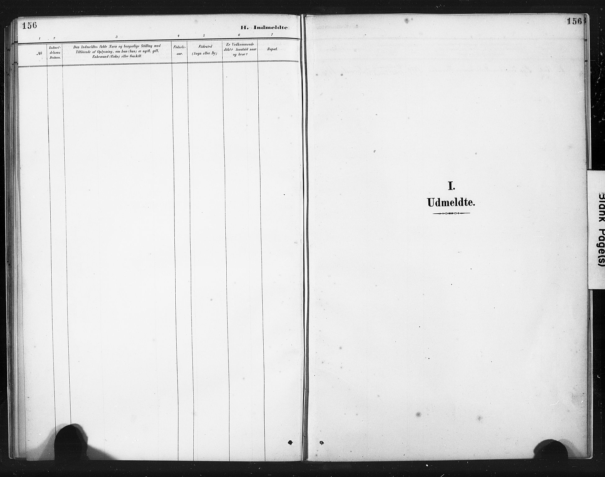 Torvastad sokneprestkontor, SAST/A -101857/H/Ha/Haa/L0015: Parish register (official) no. A 14, 1888-1899, p. 156