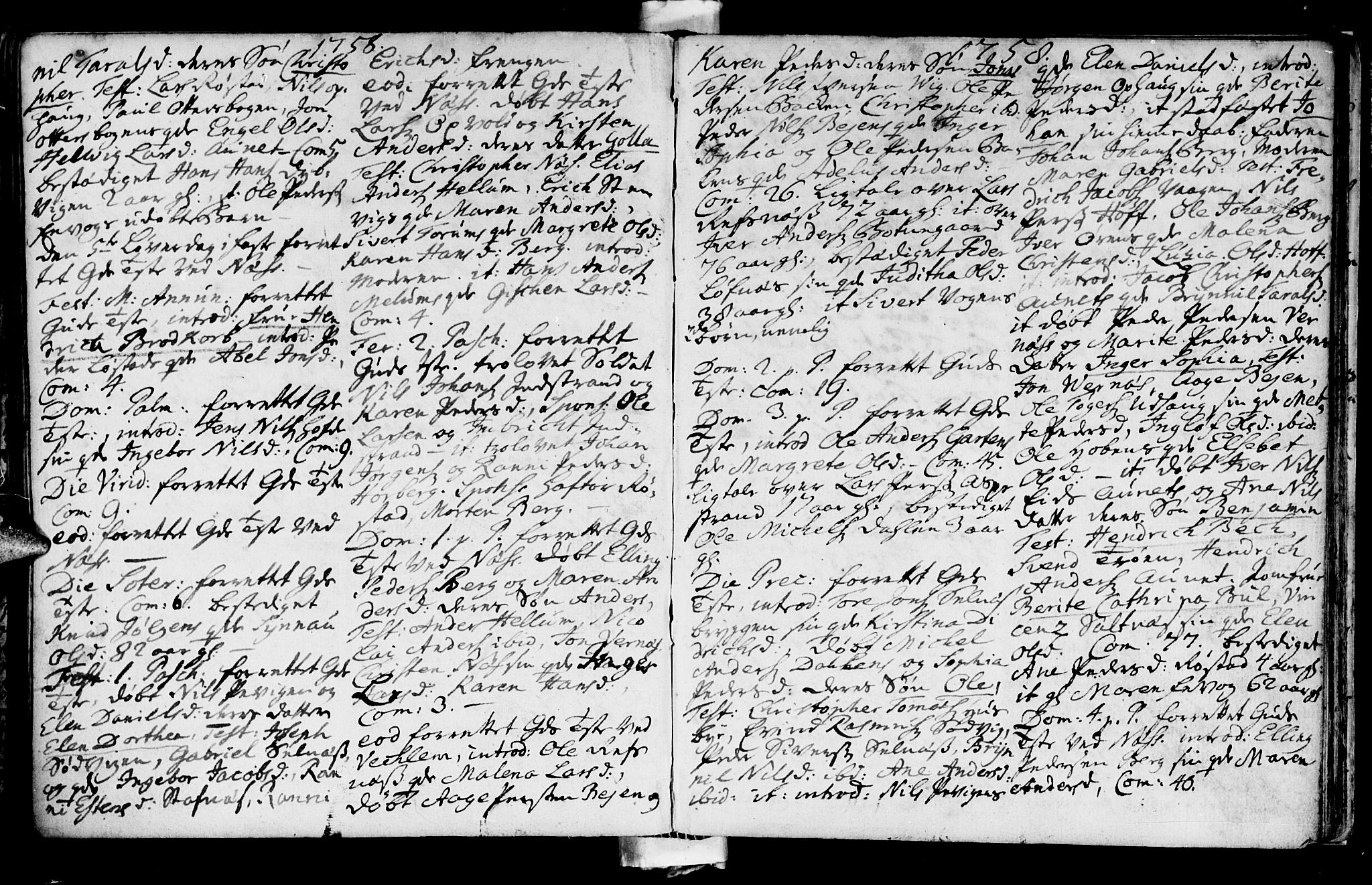 Ministerialprotokoller, klokkerbøker og fødselsregistre - Sør-Trøndelag, AV/SAT-A-1456/659/L0732: Parish register (official) no. 659A02, 1733-1761