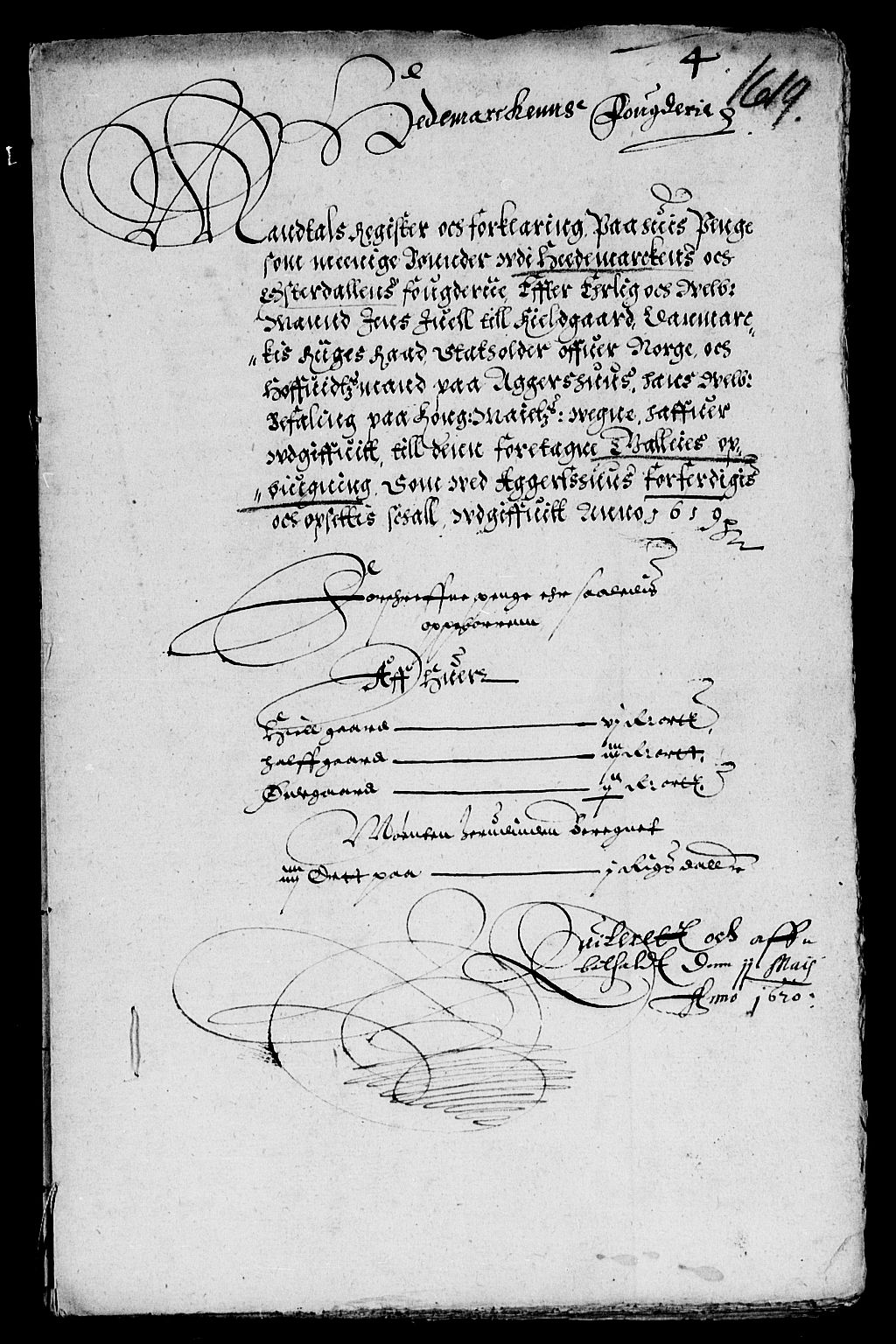 Rentekammeret inntil 1814, Reviderte regnskaper, Lensregnskaper, AV/RA-EA-5023/R/Rb/Rba/L0053: Akershus len, 1619-1620