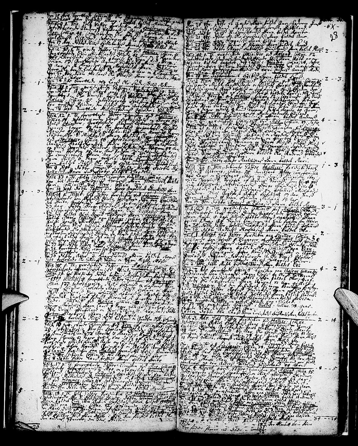 Hamre sokneprestembete, AV/SAB-A-75501/H/Ha/Haa/Haaa/L0001: Parish register (official) no. A 1, 1677-1691, p. 28