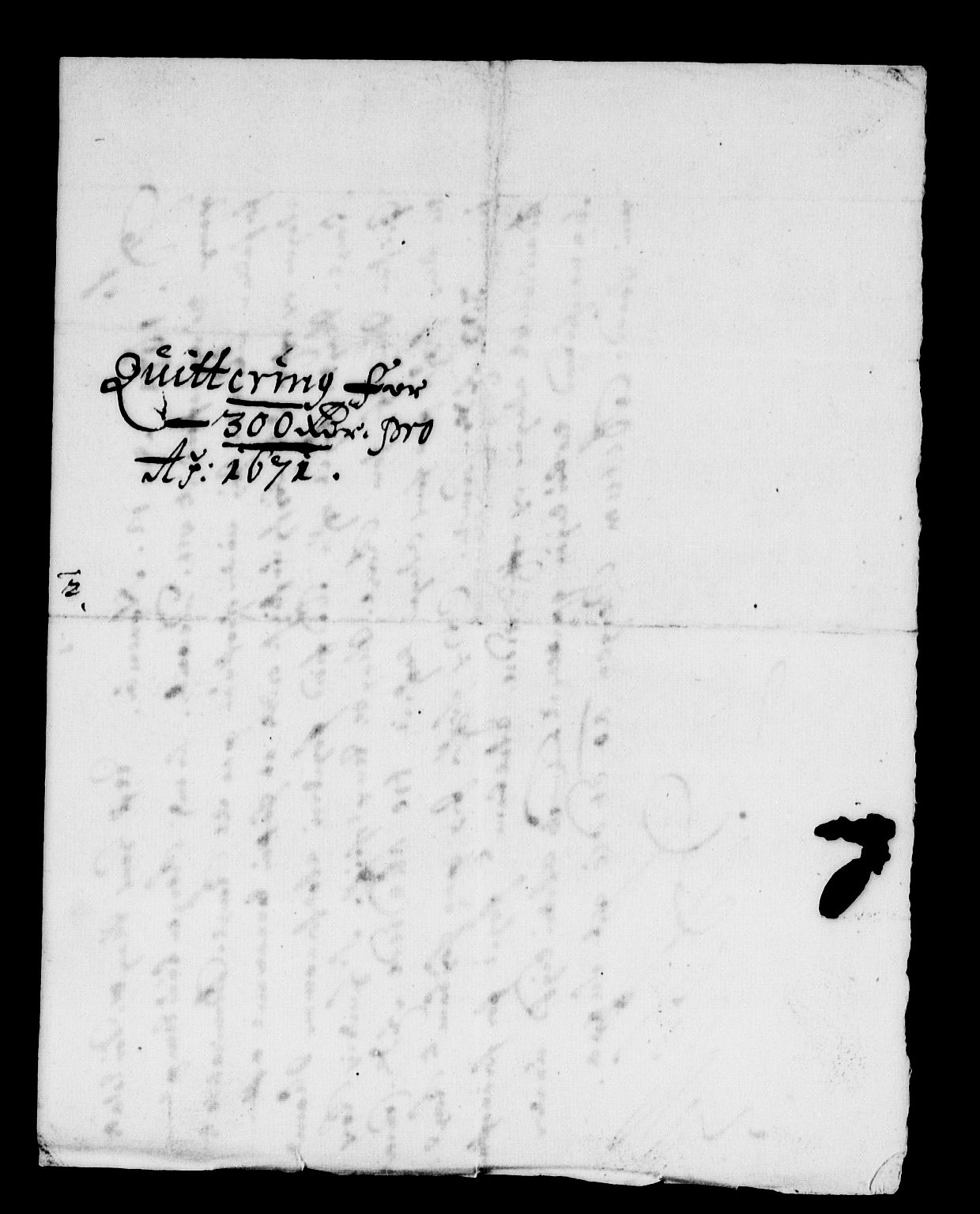 Rentekammeret inntil 1814, Reviderte regnskaper, Stiftamtstueregnskaper, Bergen stiftamt, RA/EA-6043/R/Rc/L0033: Bergen stiftamt, 1664-1671
