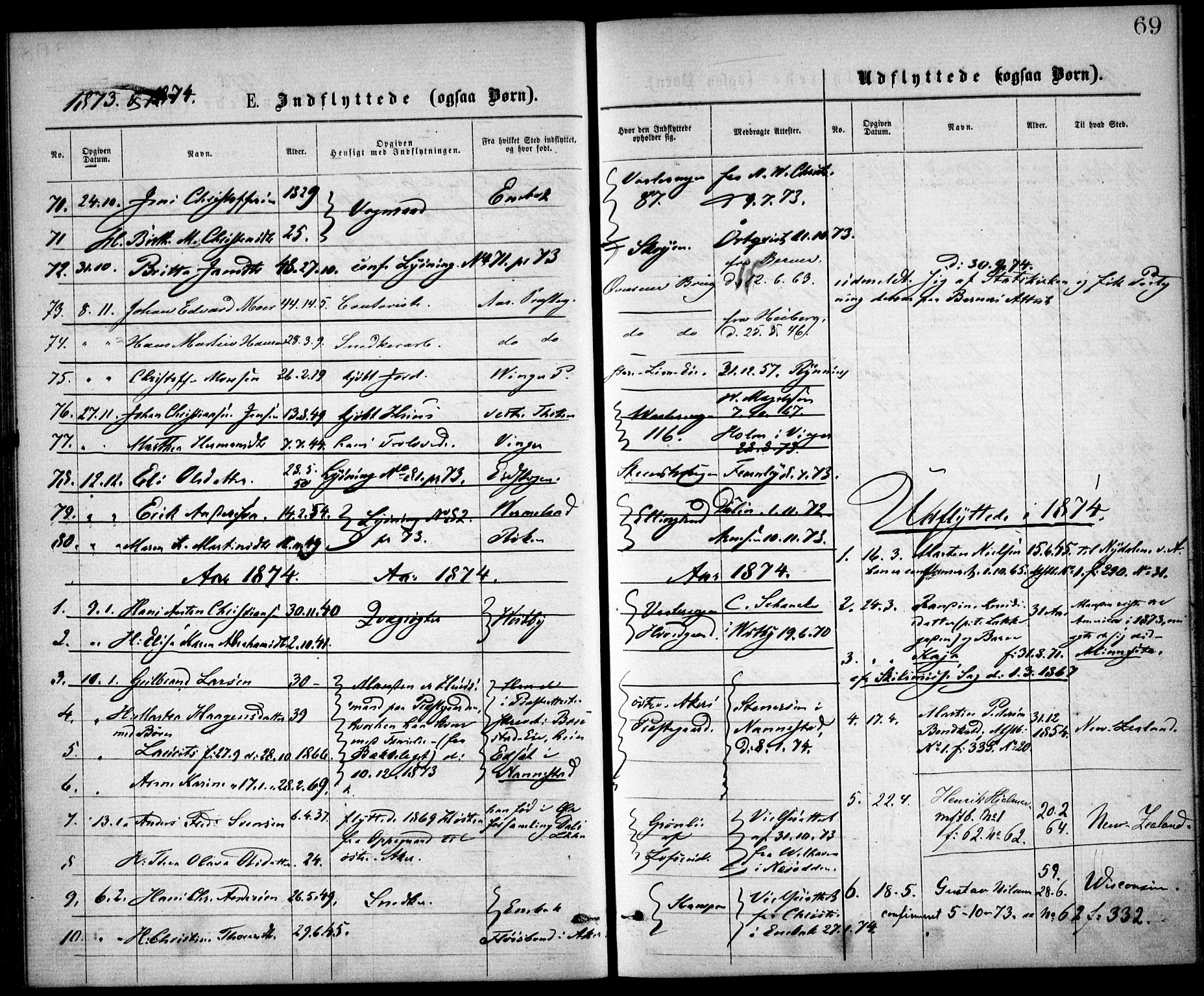 Østre Aker prestekontor Kirkebøker, SAO/A-10840/F/Fa/L0002: Parish register (official) no. I 2, 1861-1878, p. 69