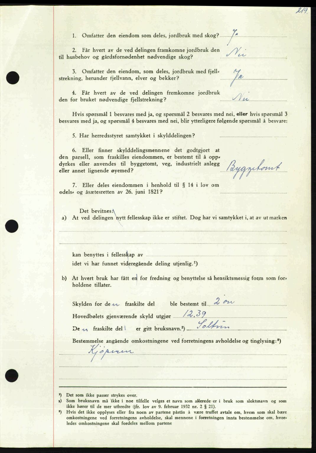 Nordmøre sorenskriveri, AV/SAT-A-4132/1/2/2Ca: Mortgage book no. A110, 1948-1949, Diary no: : 3527/1948