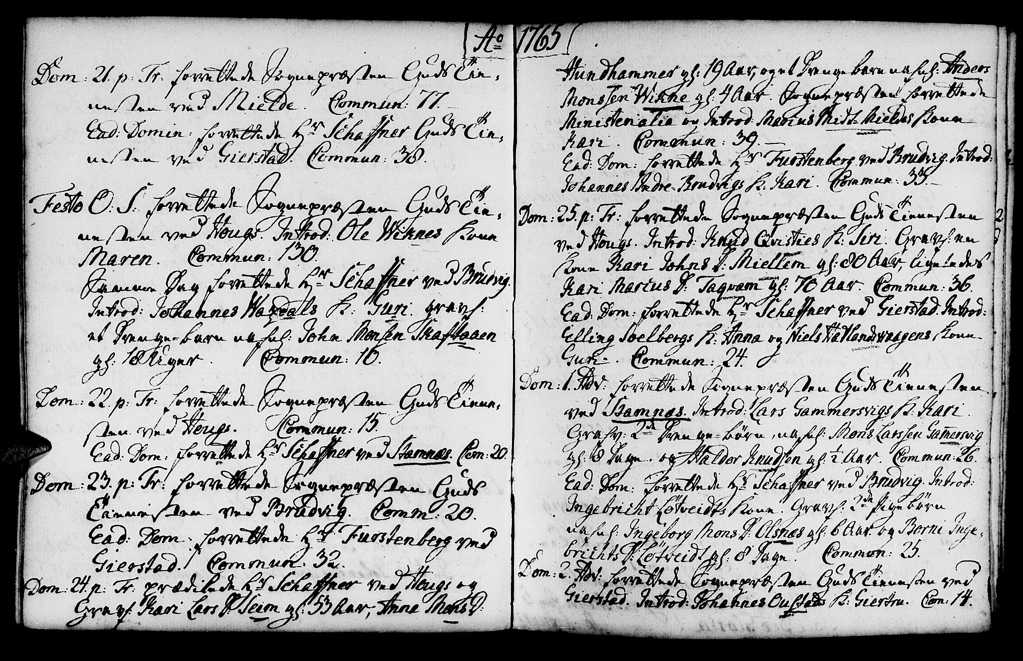 Haus sokneprestembete, AV/SAB-A-75601/H/Haa: Parish register (official) no. A 7, 1748-1766, p. 173